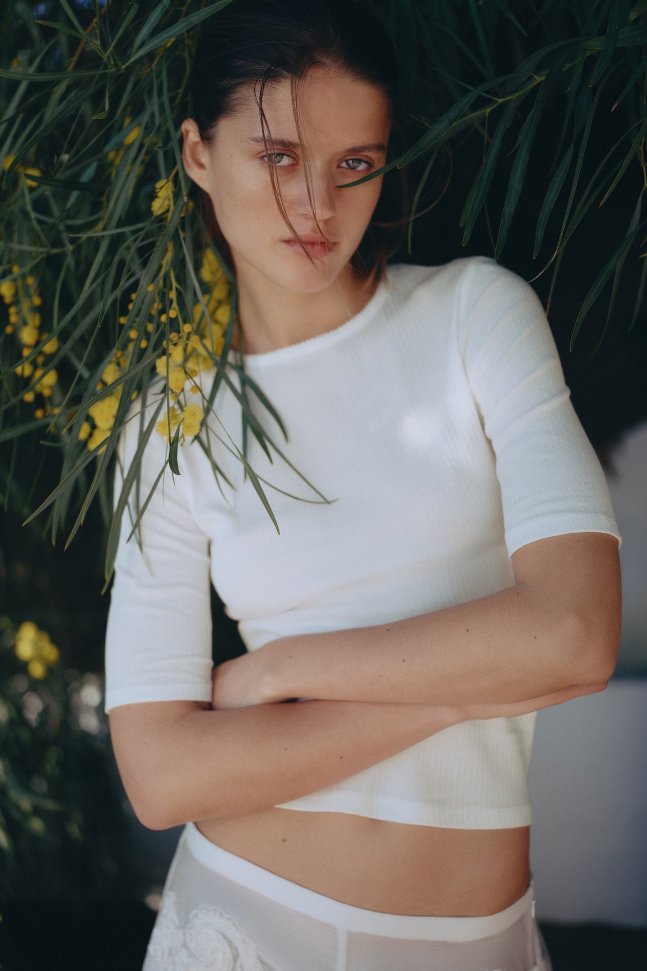 Pointelle Jersey T-Shirt - image 4