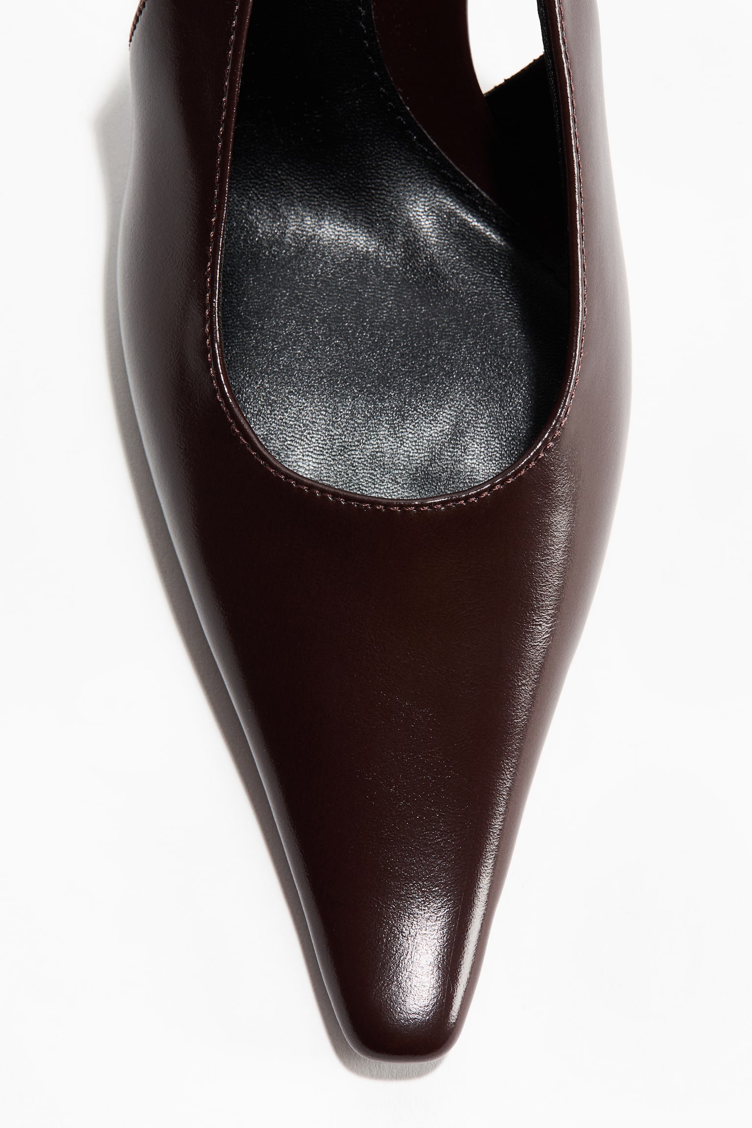 Heeled slingbacks - Dark brown - 2