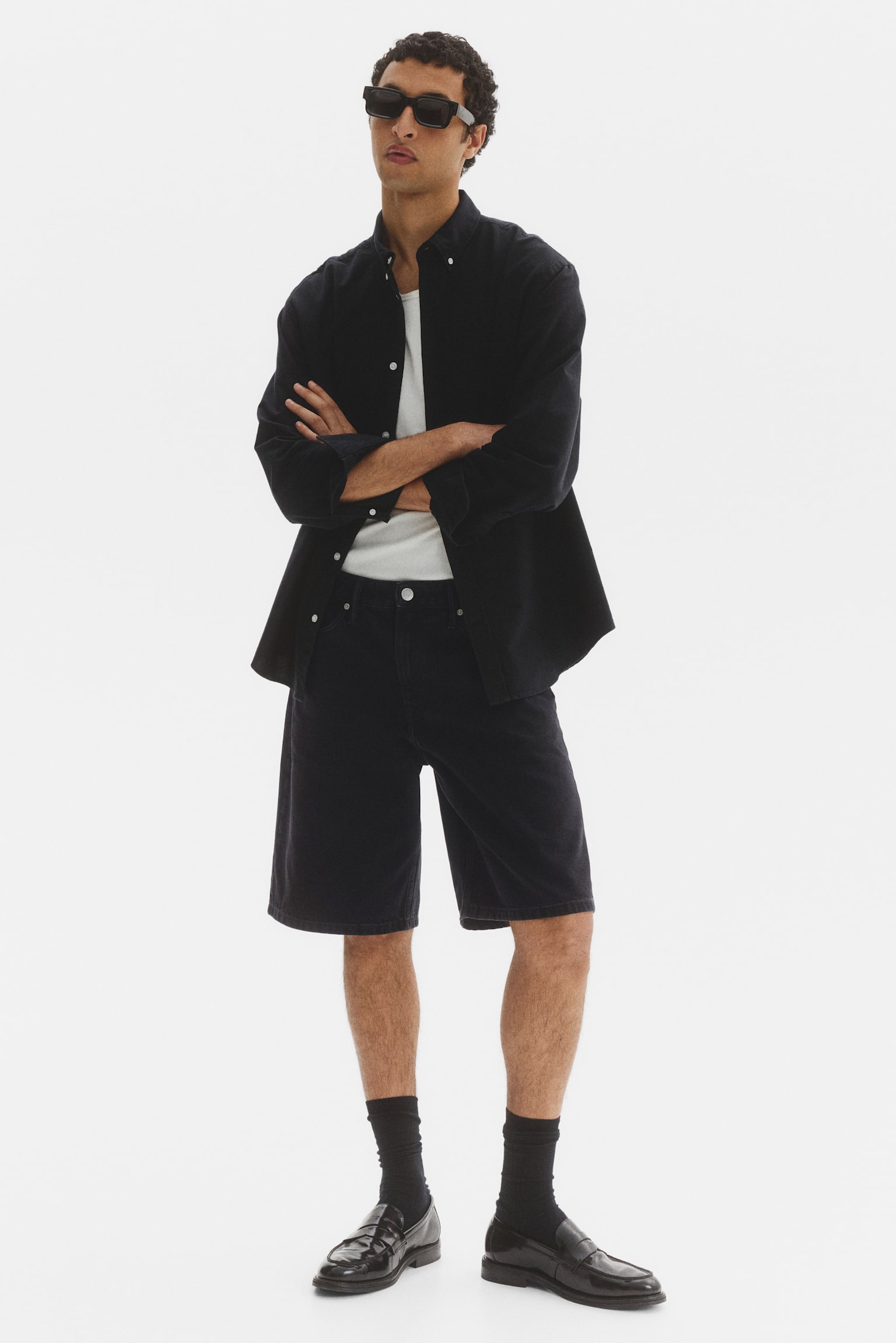 Relaxed Fit Denim shorts - 6