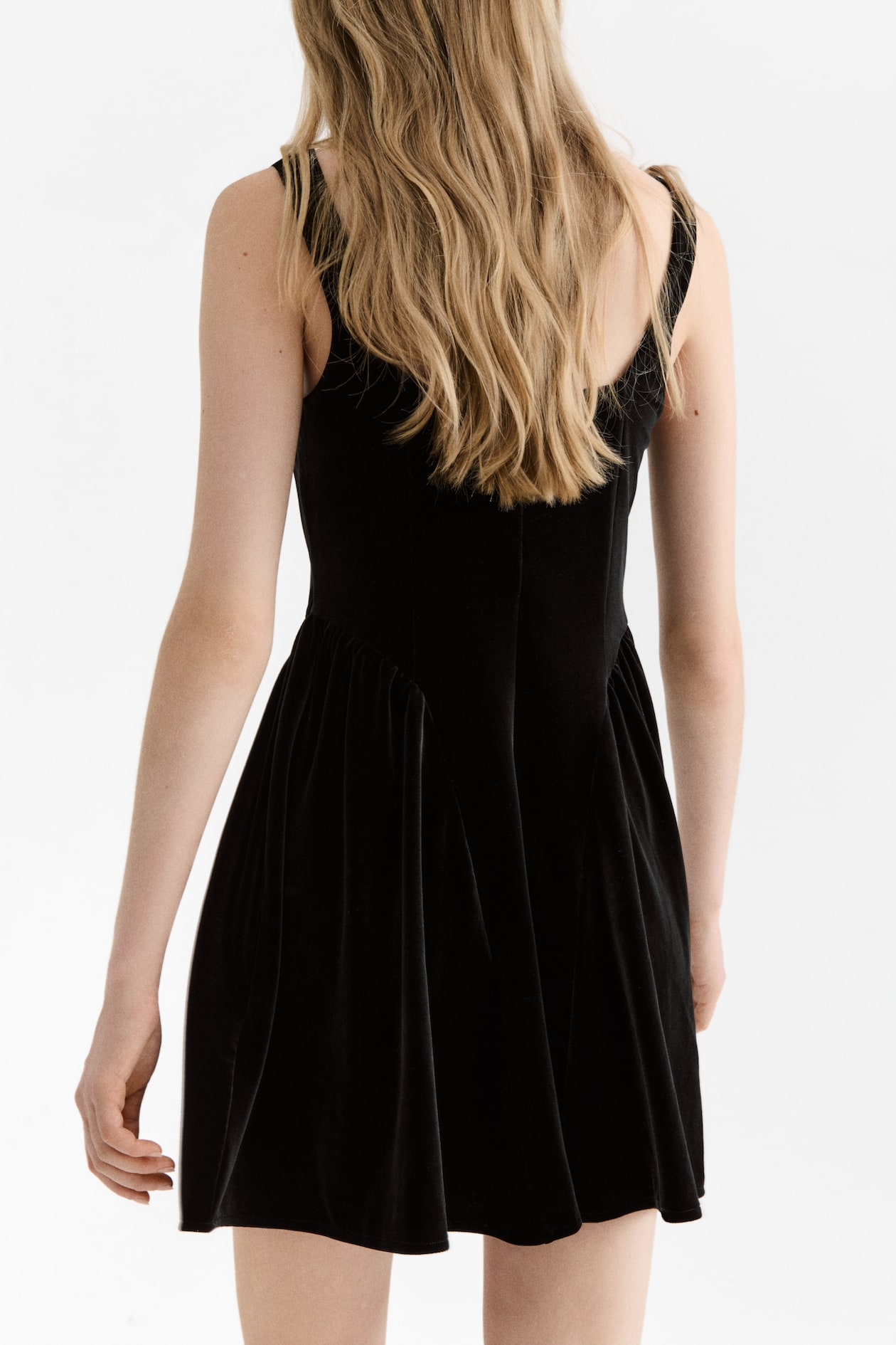 Sleeveless Velour Dress - image 3