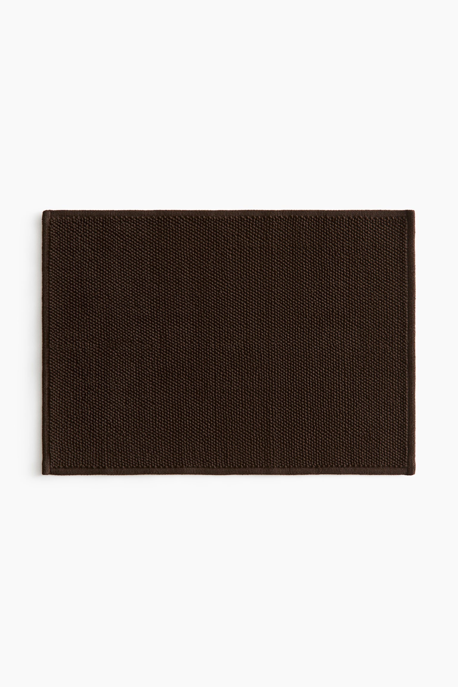 Cotton bath mat - Dark brown/Black/Light green/Dusty blue/Orange/Light beige/White