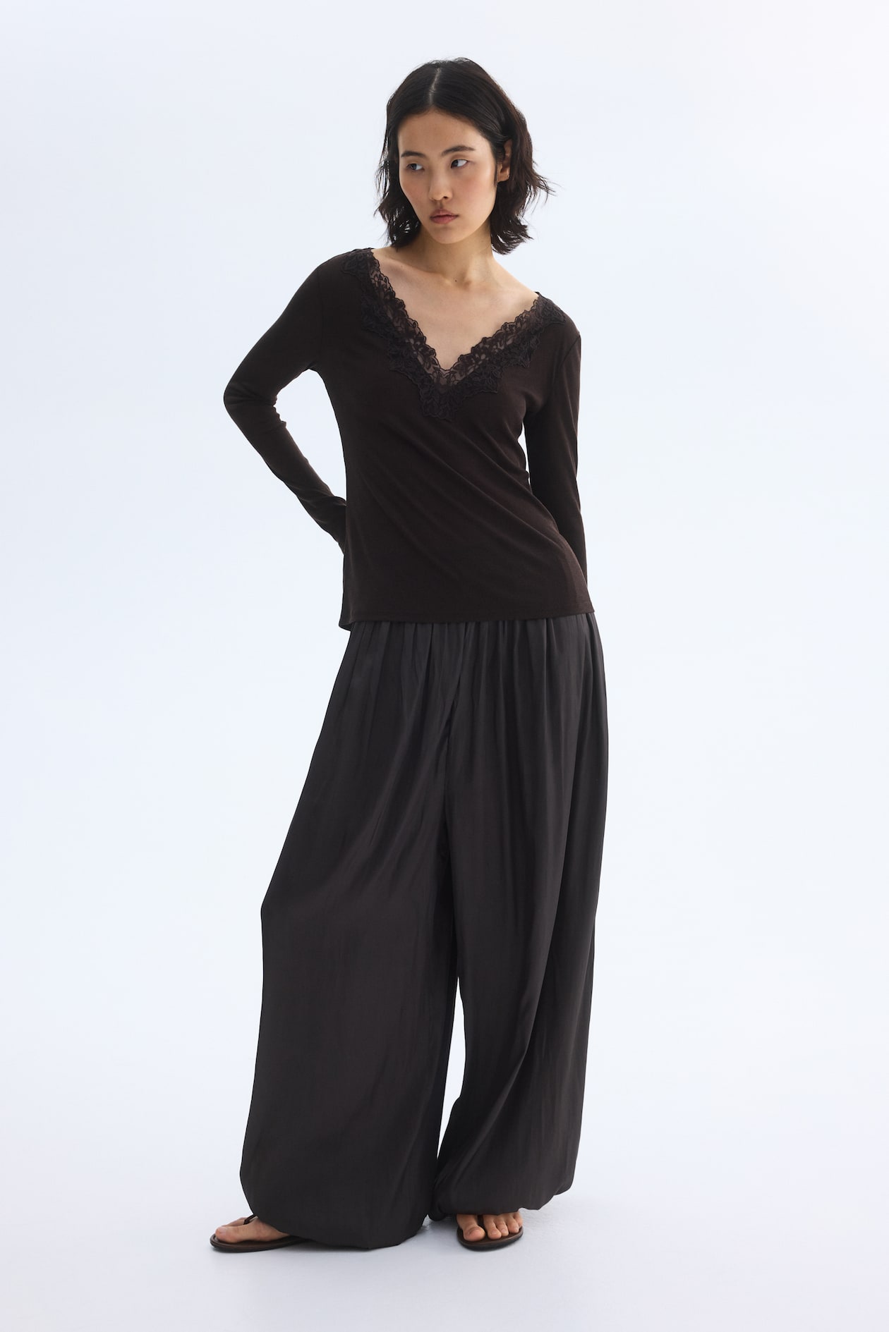 Lace-Trimmed Top - image 3