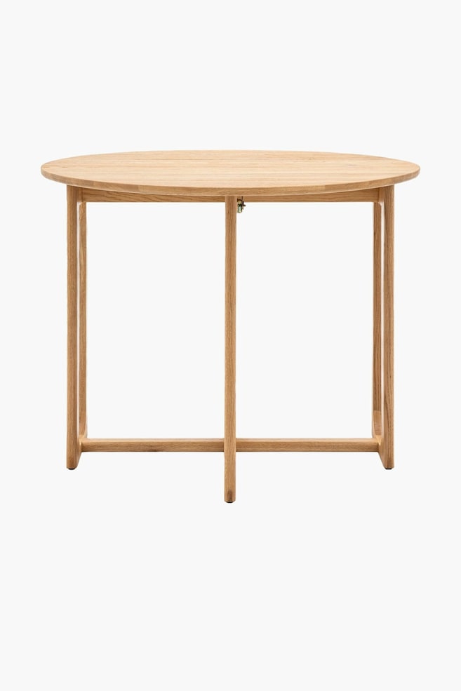 Wooden Folding Dining Table - Natural - 1