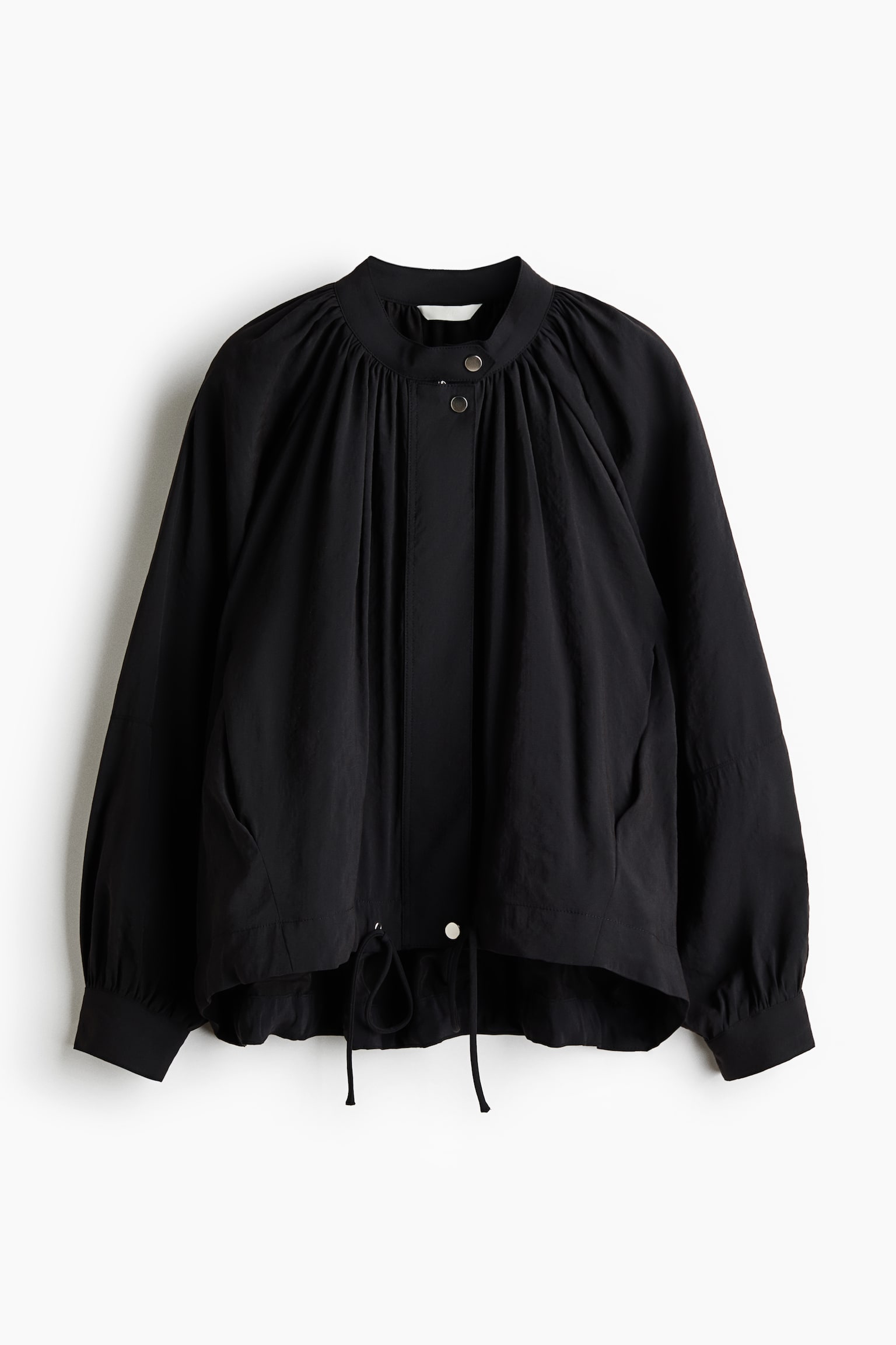 Balloon-Sleeved Modal Jacket - 1
