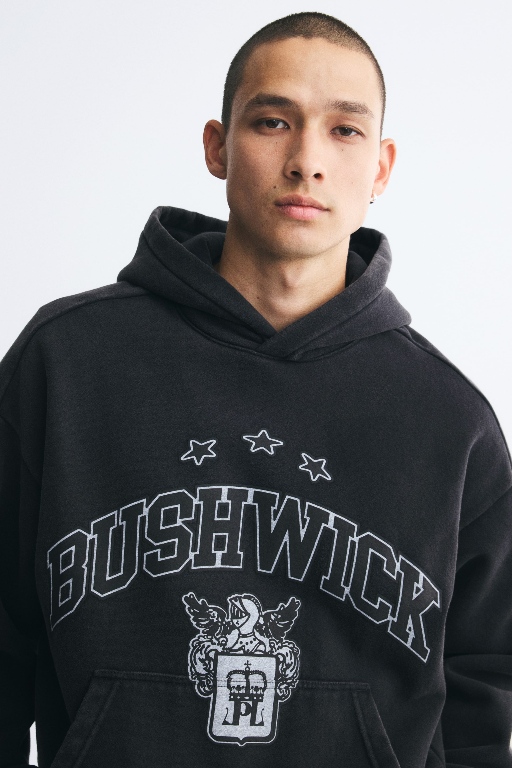 Oversized Printed Hoodie