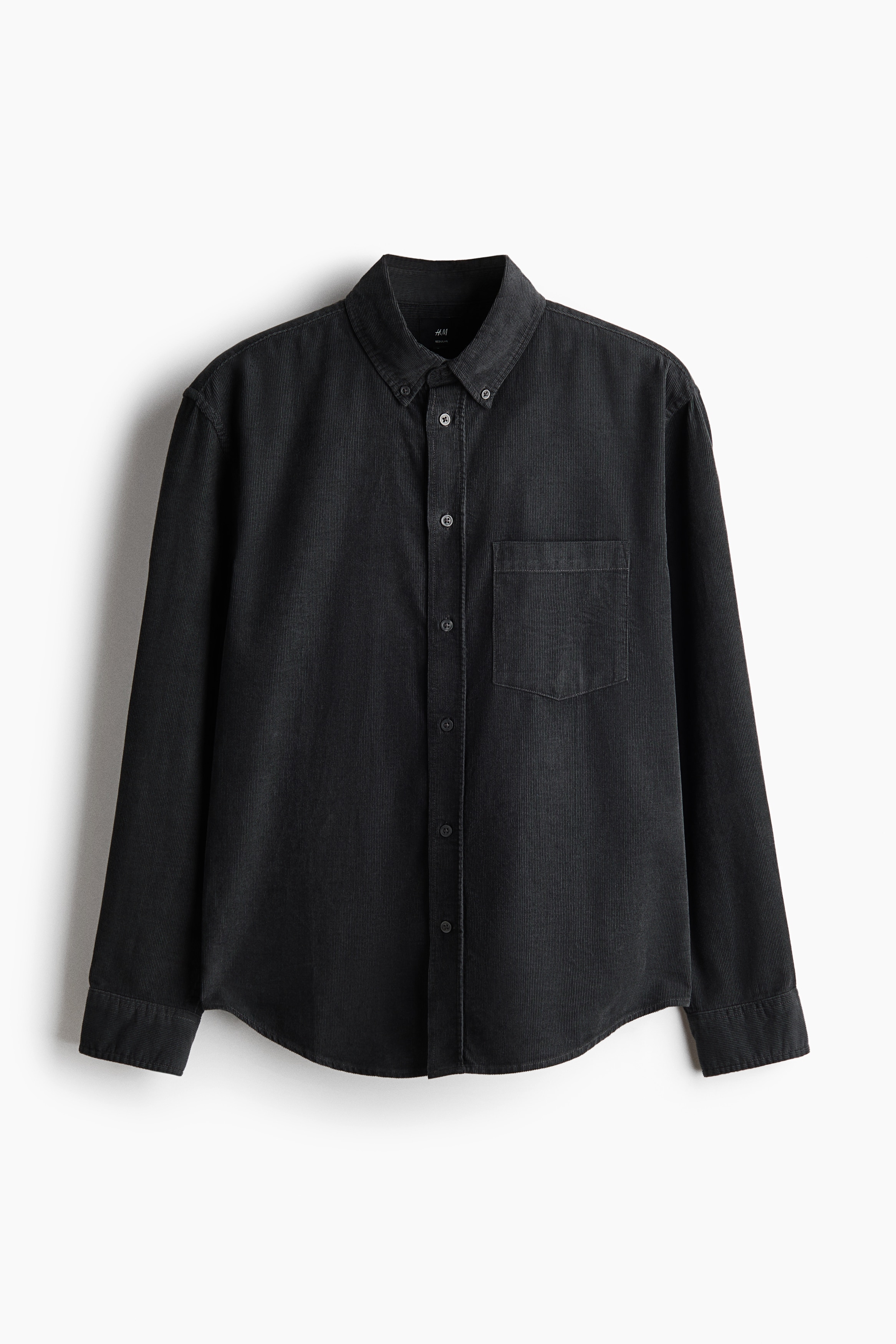 Regular Fit Corduroy shirtModel