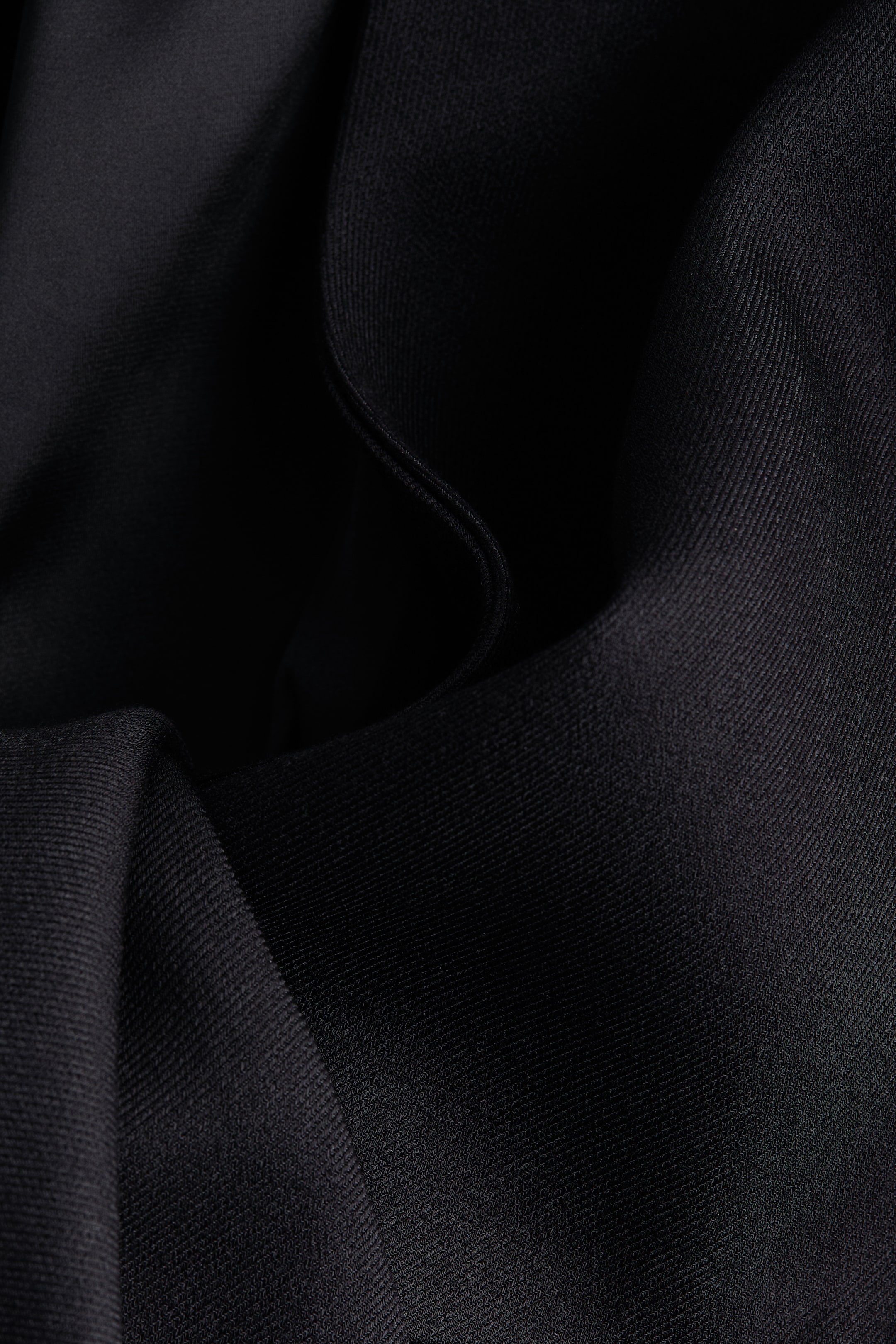 Cropped Tie-Detail Jacket