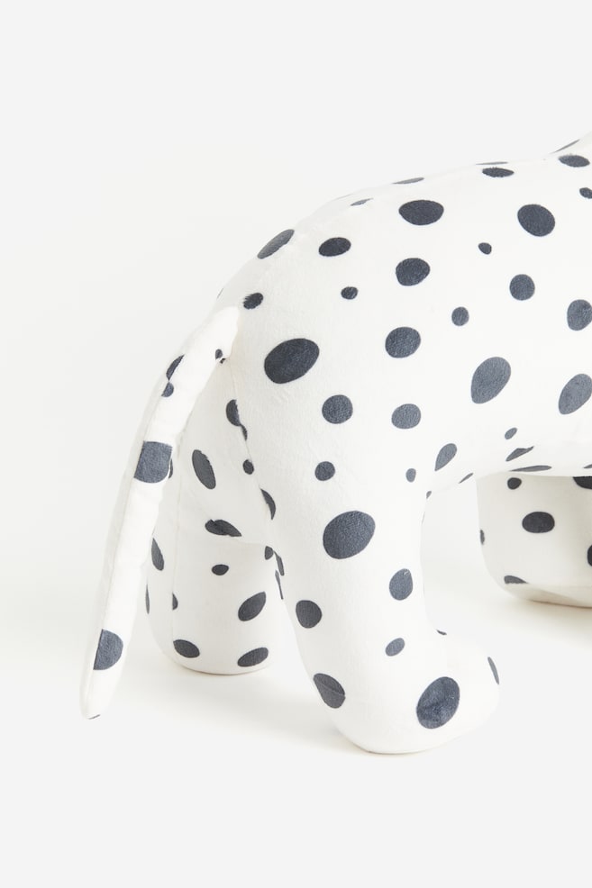 Dog soft toy - White/Spotted - 4