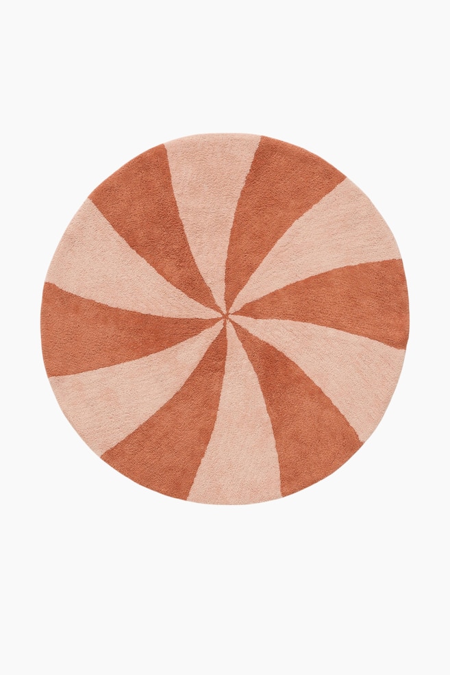 Waschbarer Kinderteppich Cecilia - Rosa/Cream/beige/Blau/weiß - 1