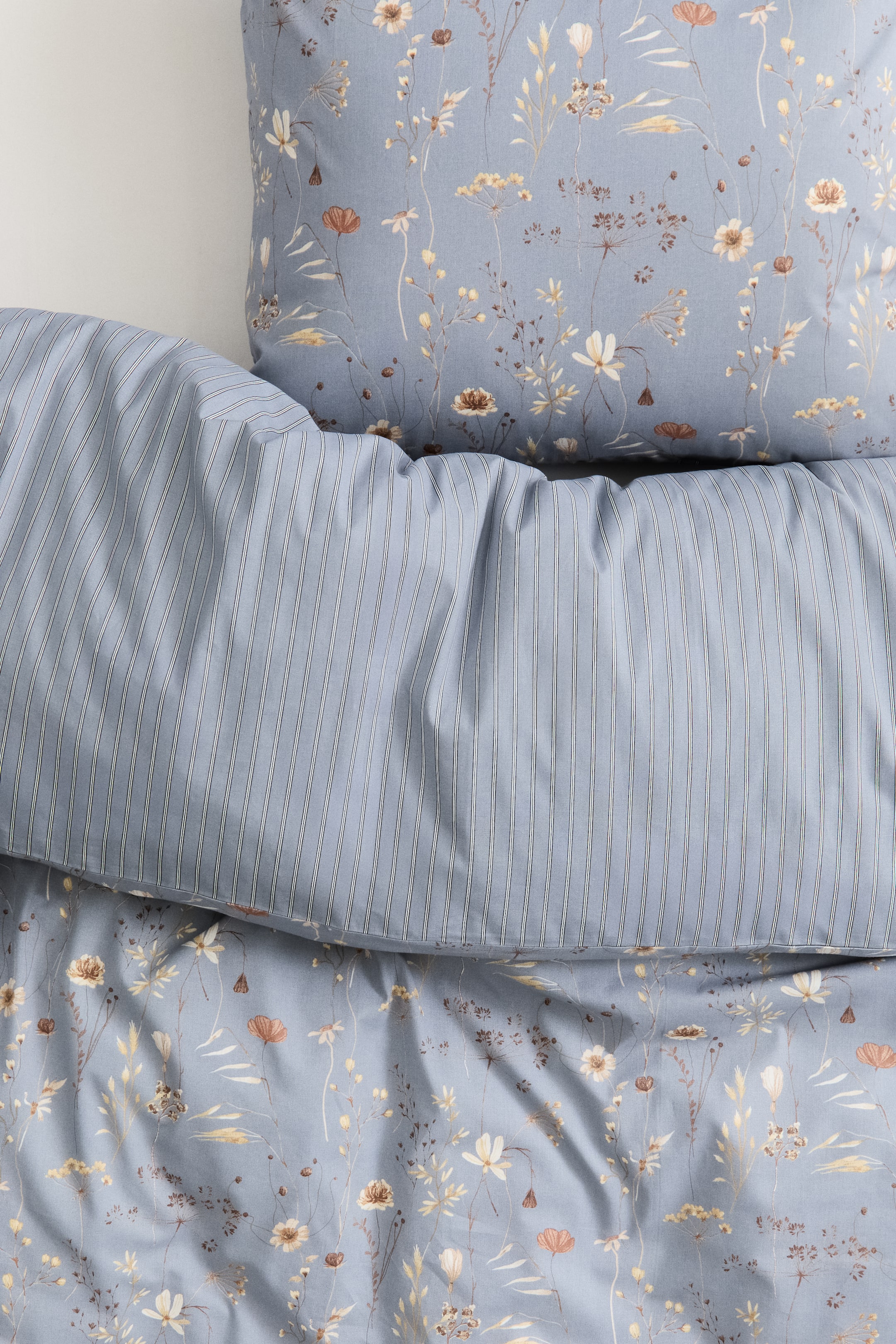 Floral-Print Twin Duvet Cover Set