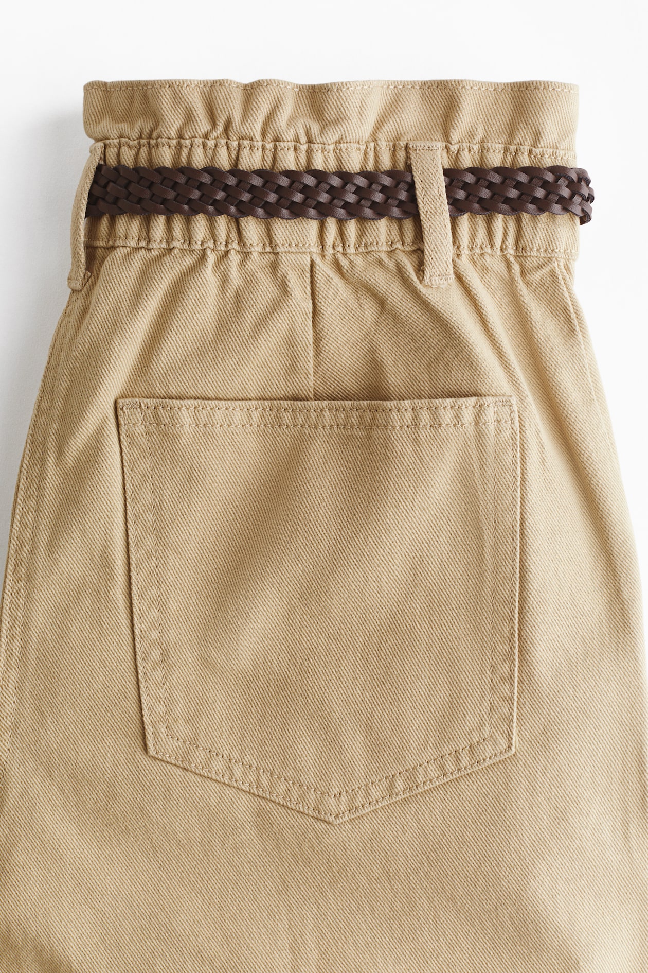 Belted Twill Shorts - image 4