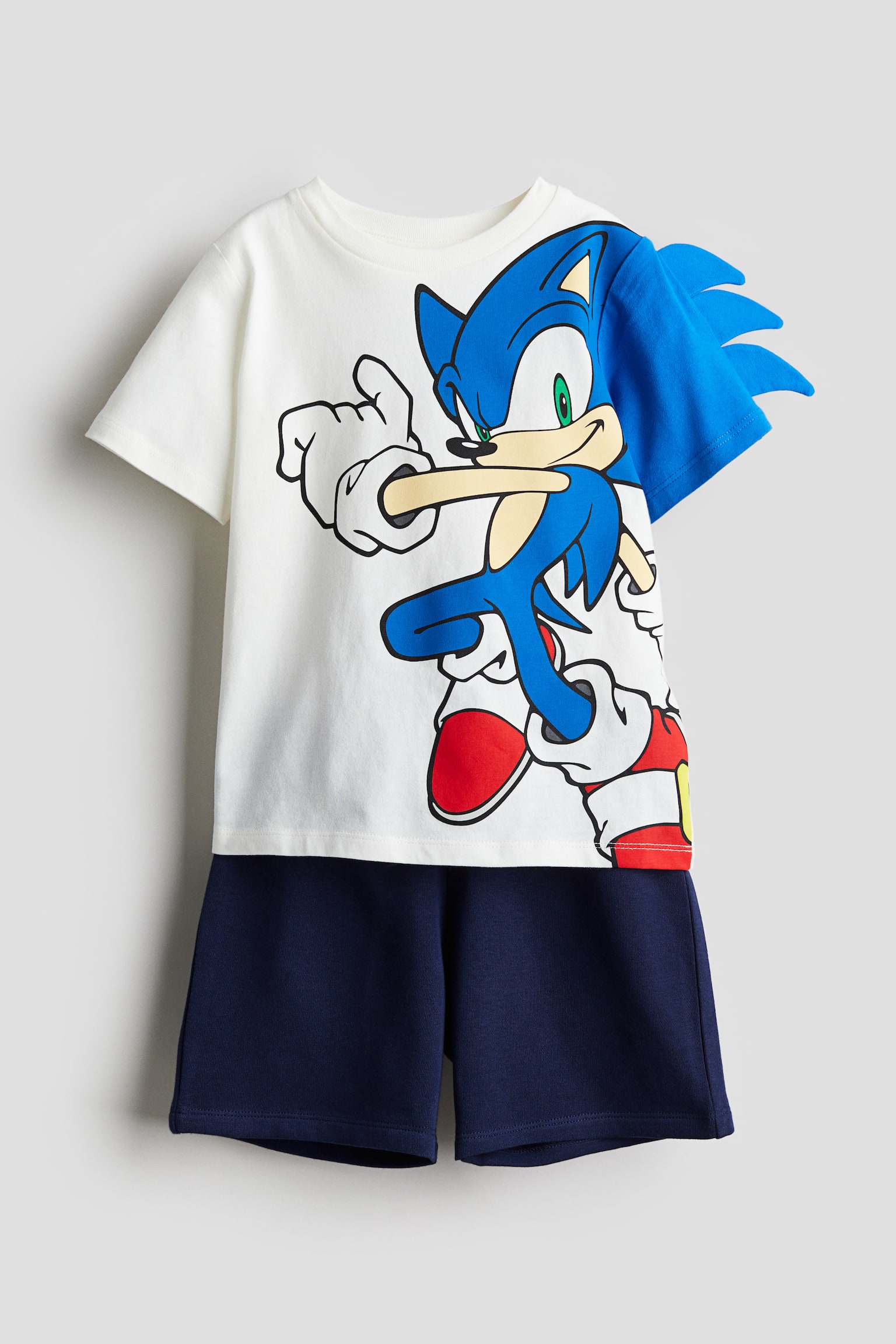 2-piece Design Detail Set - Navy blue/Sonic the Hedgehog - 1