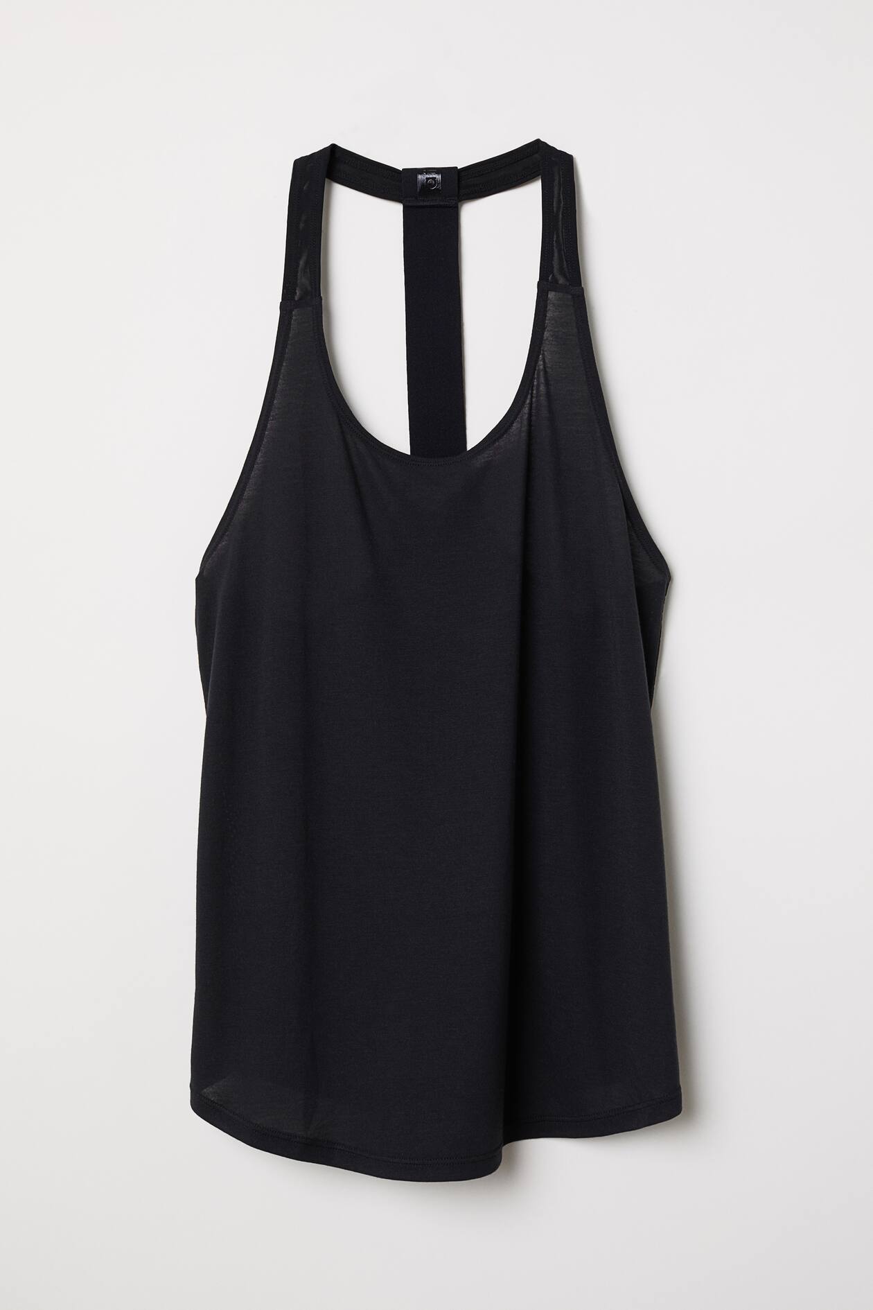 Sports Tank Top - Sleeveless - Black - Ladies | H&M US