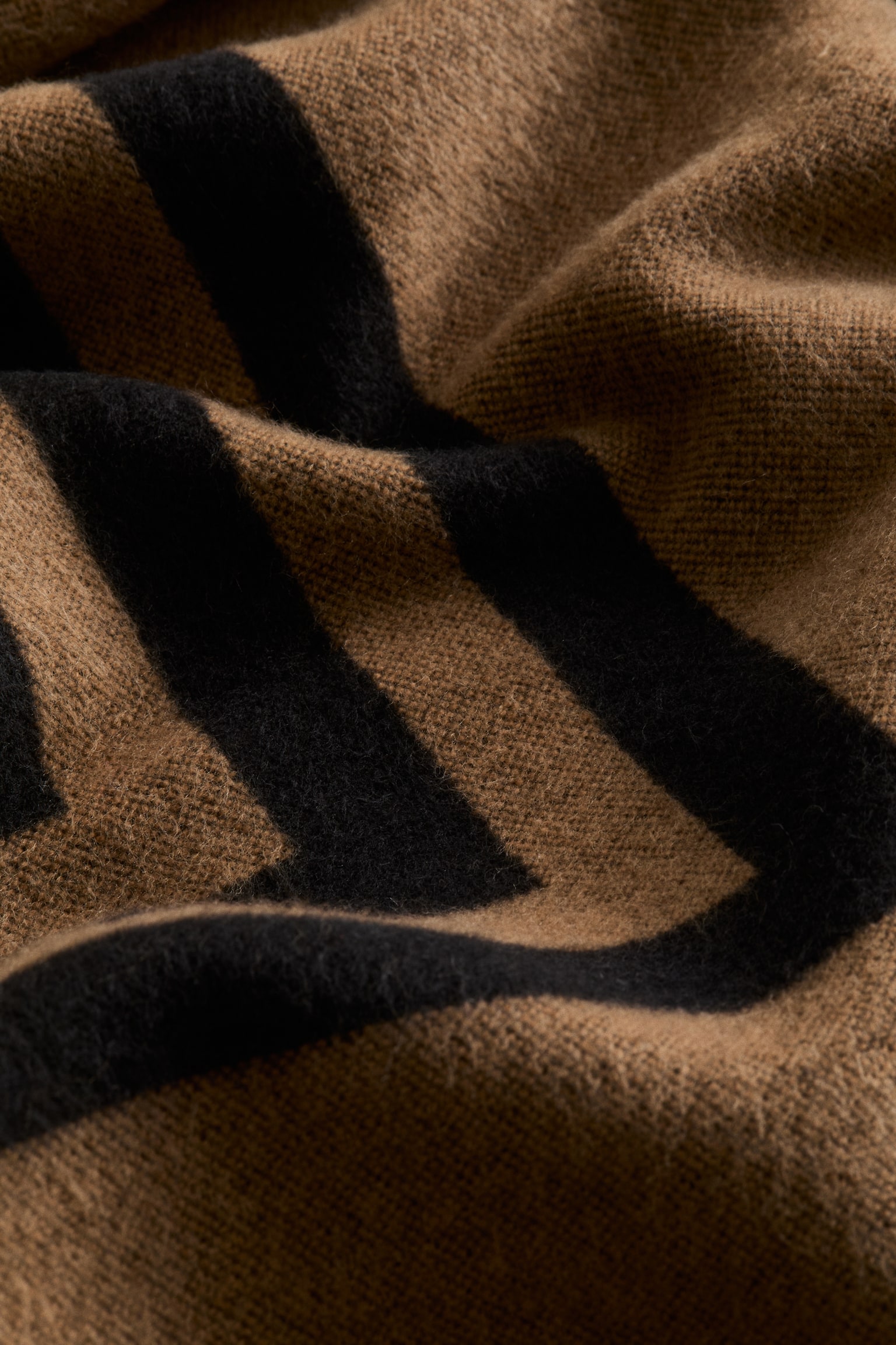 Patterned blanket - Dark beige/Beige - 5