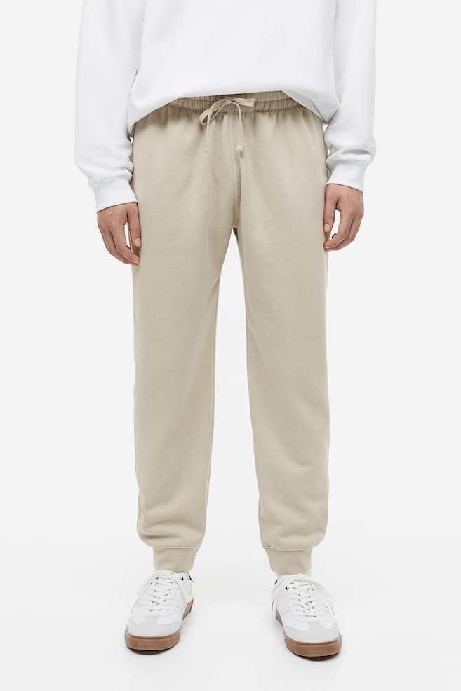 Pantalon en molleton Regular Fit - Beige/Noir/Gris clair chiné/Gris clair chiné/dc/dc/dc - 3
