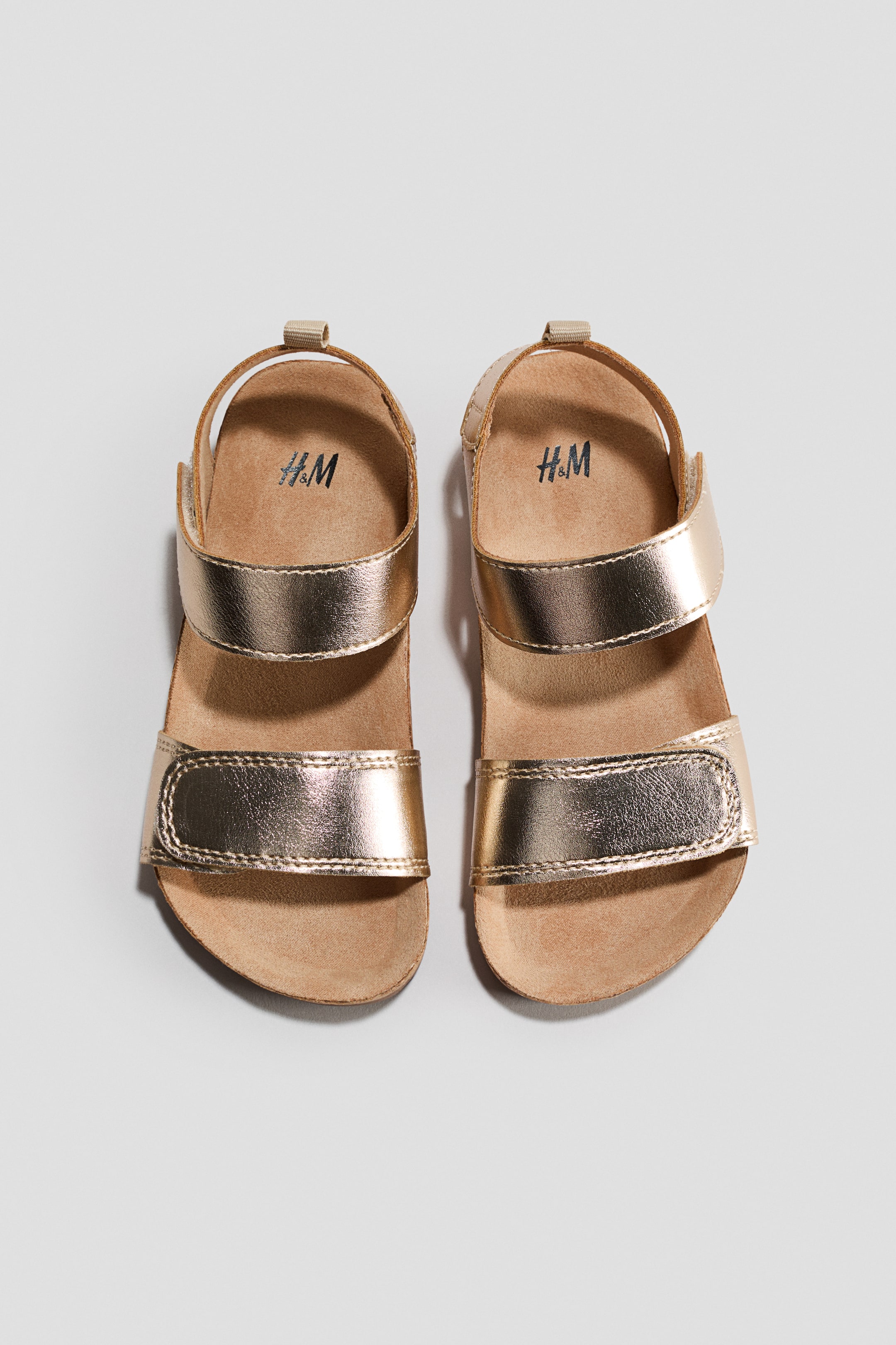 Ampliar la imagen: Sandalias con correas - Dorado - Kids | H&M MX 1