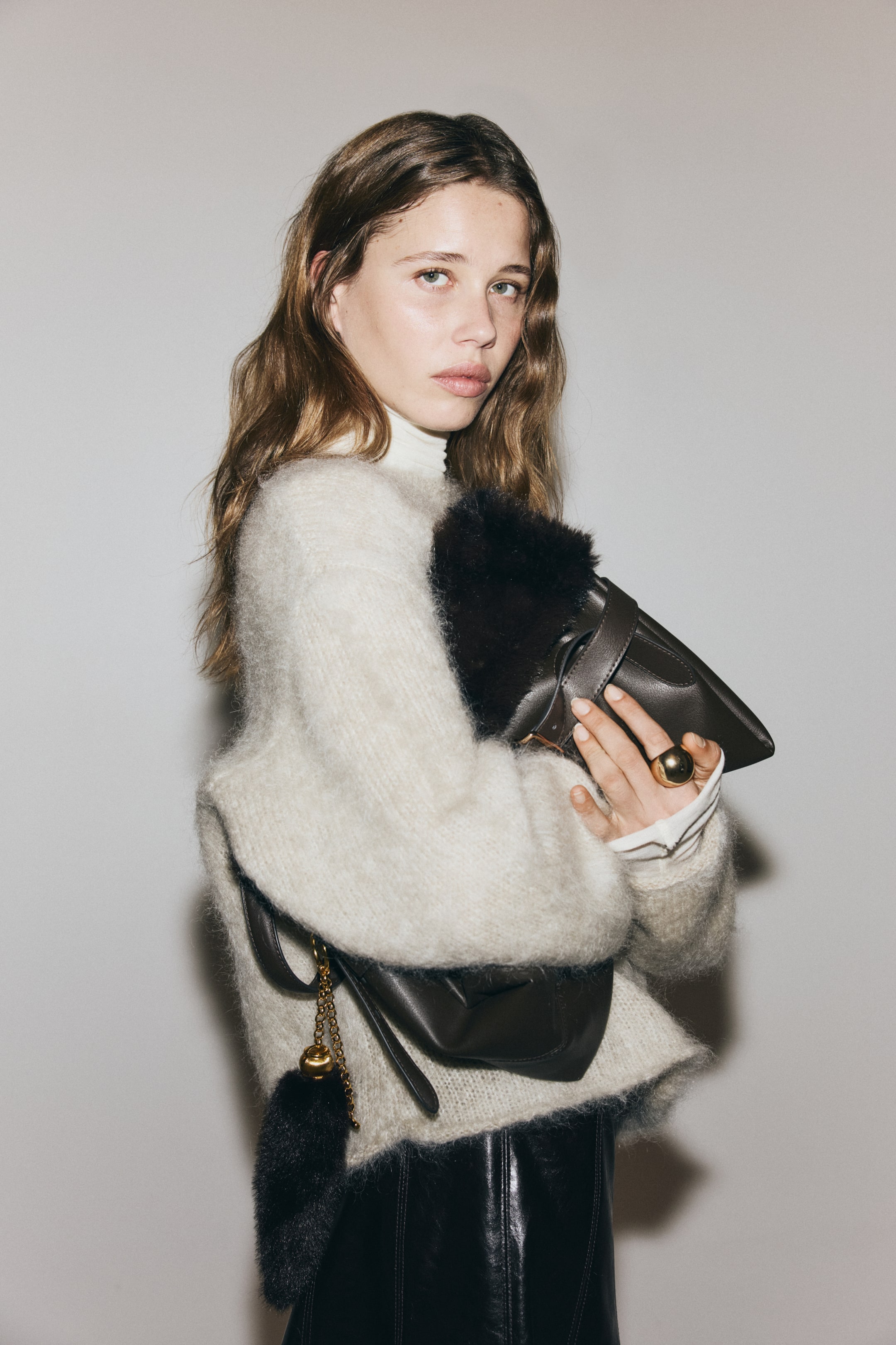 Prikaži veću sliku: Mohair-blend jumper - Svetlobež - Ladies | H&M RS 1