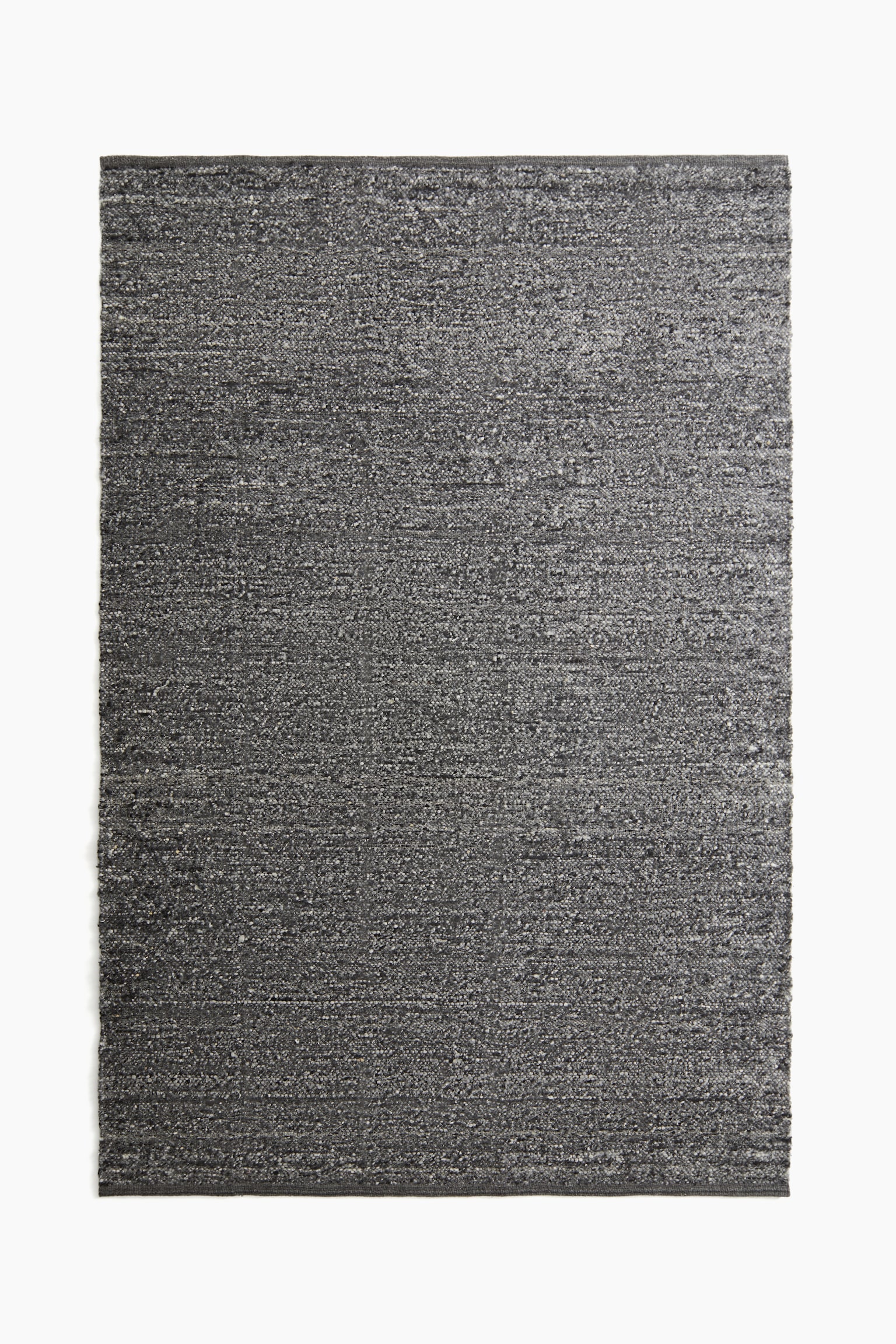 Large wool-blend rug - Dark grey/Patterned - 1