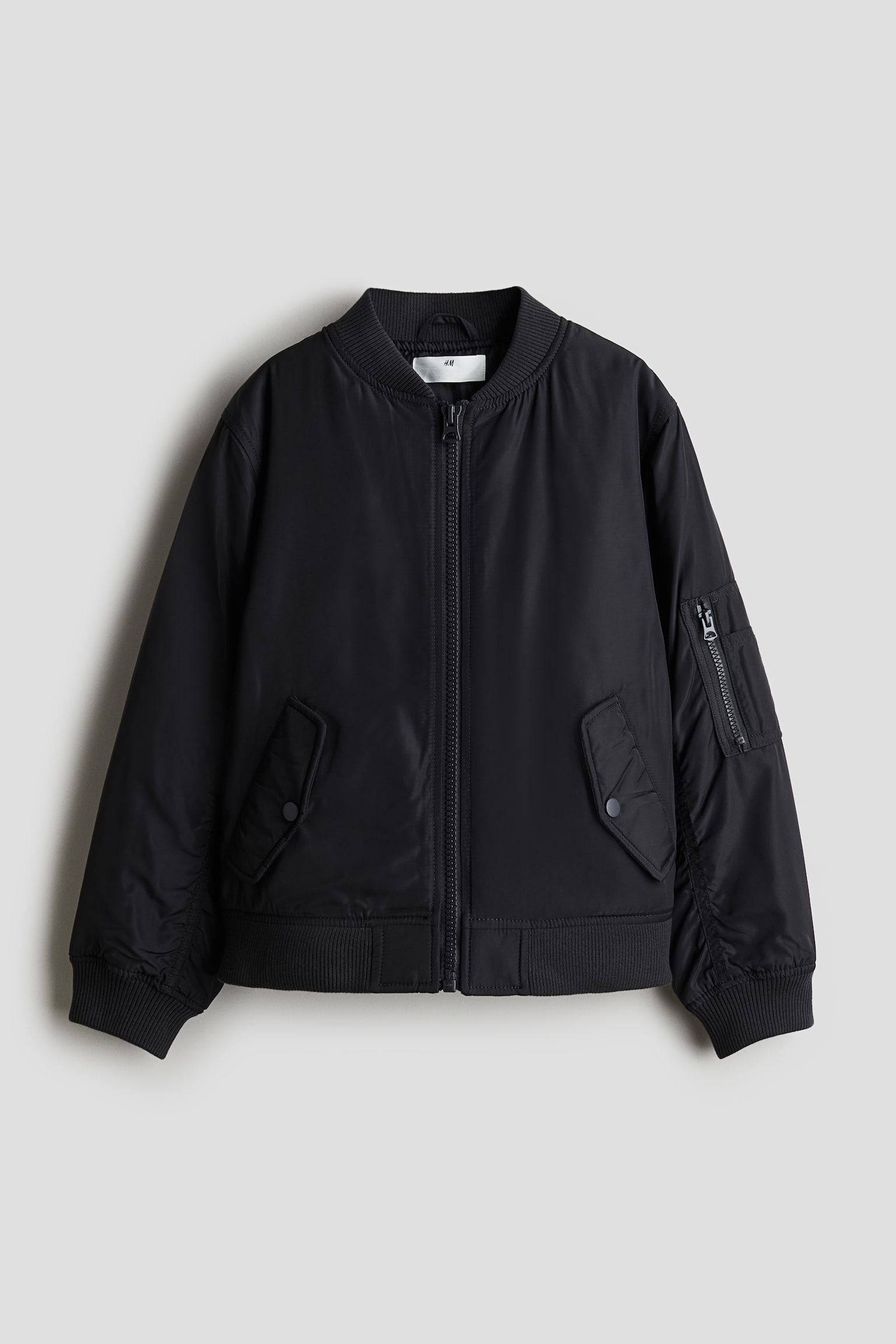 Bomber jacket - Dark grey - 1