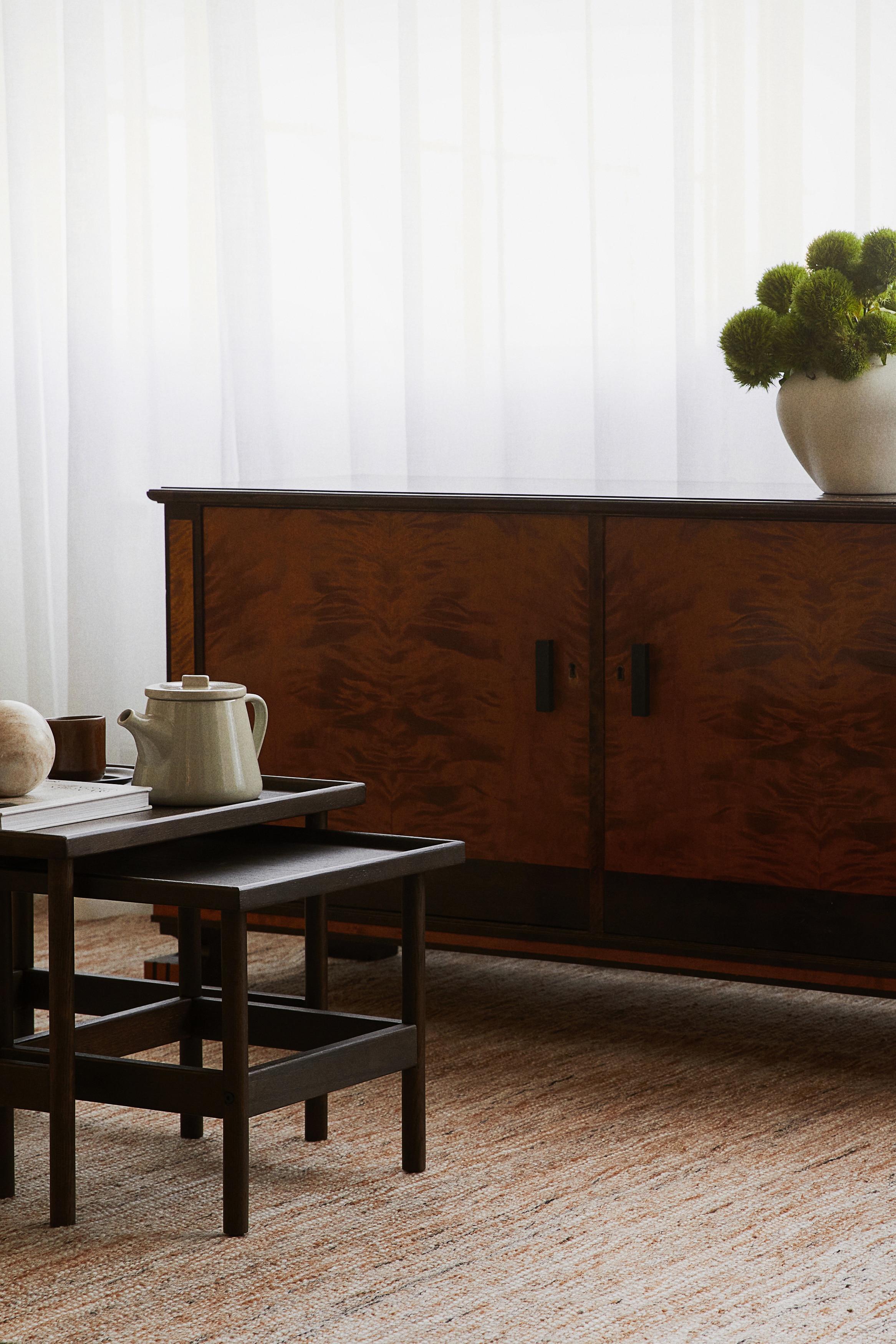 Large woven rug - Bege