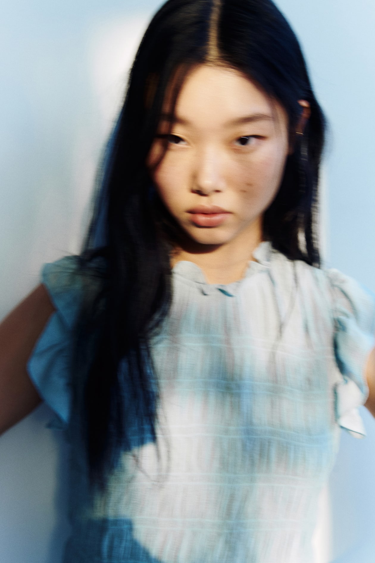 Smocked Peplum Top - image 3