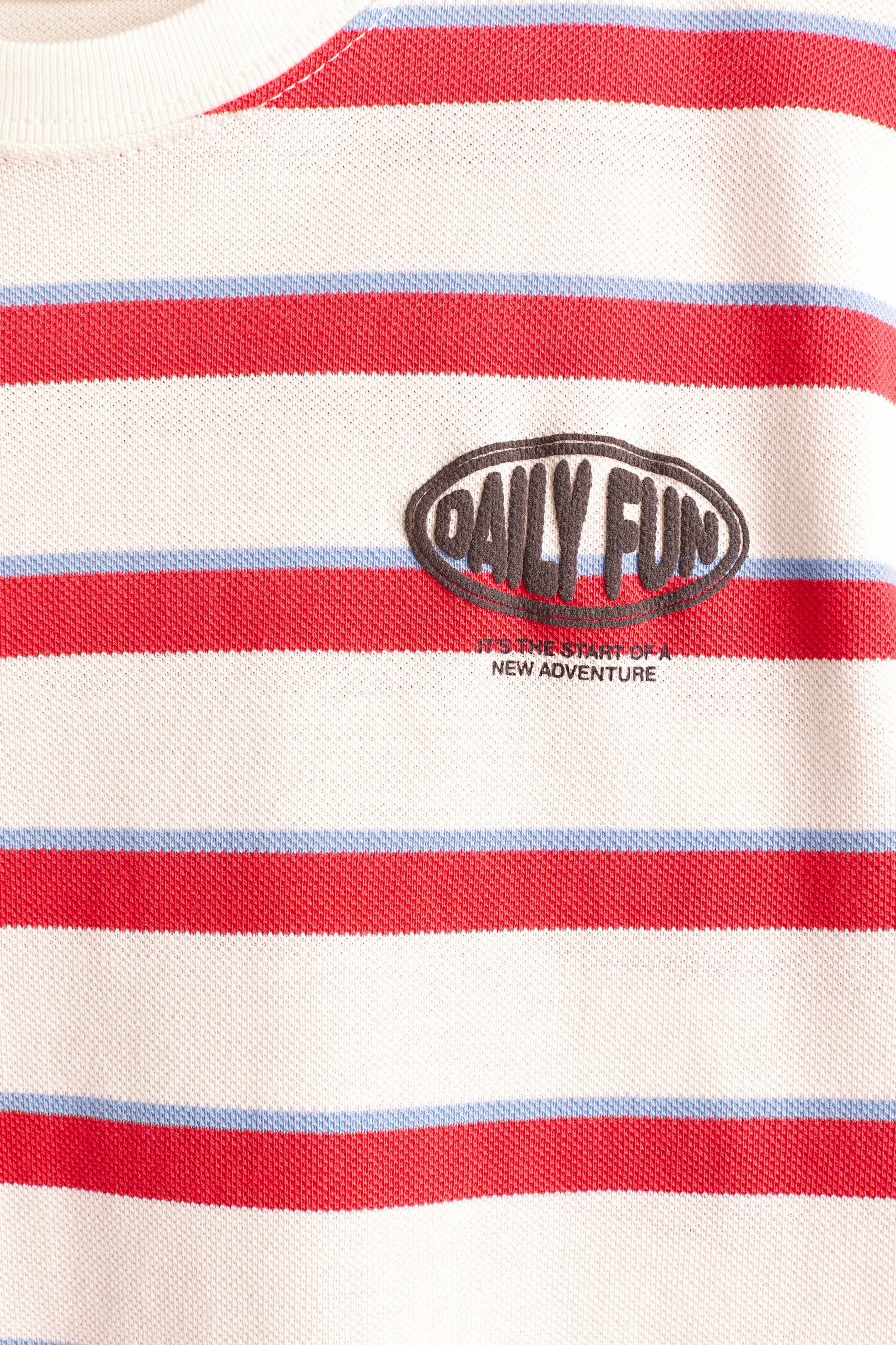 Printed Piqué T-Shirt