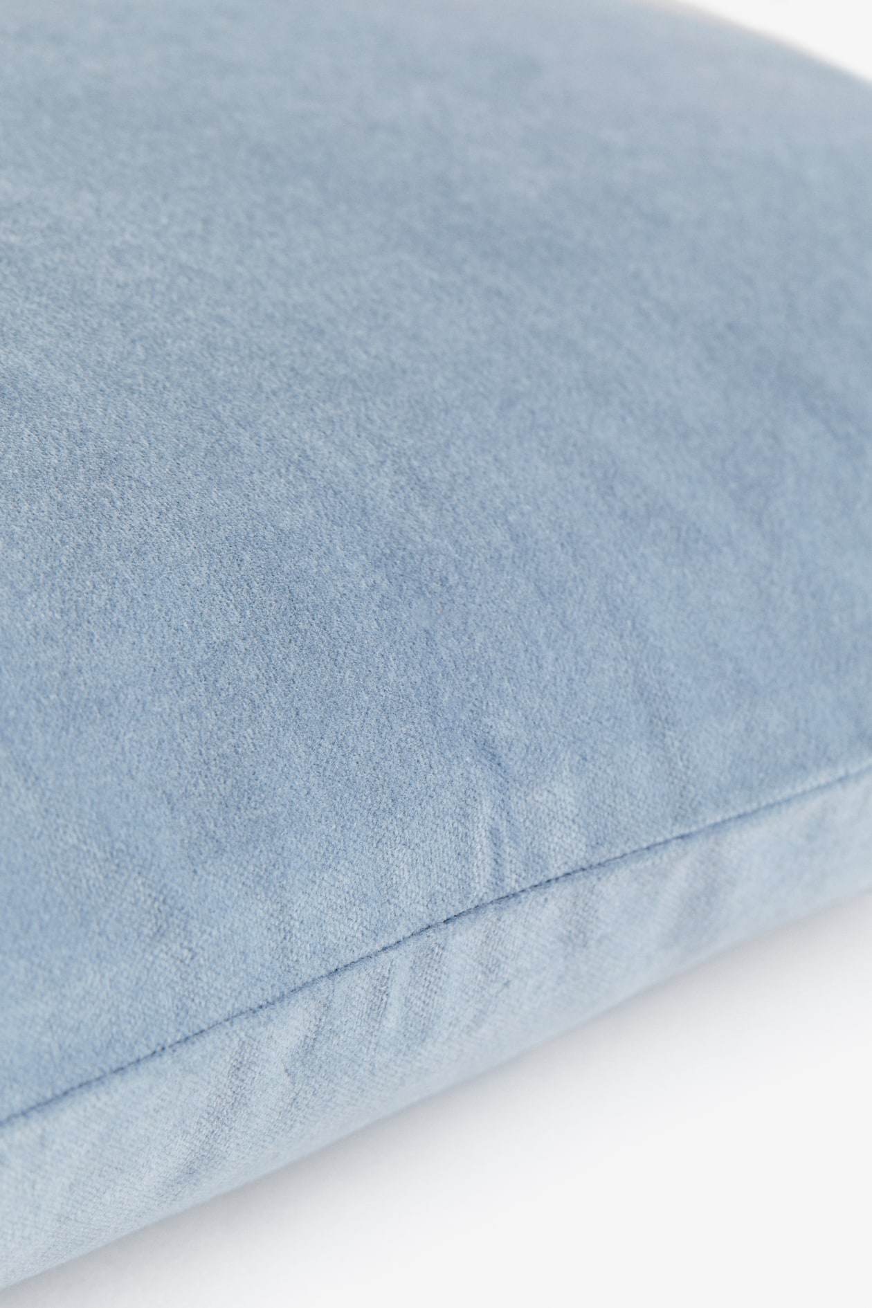 Cotton velvet cushion cover Sky blue Home All H&M GB