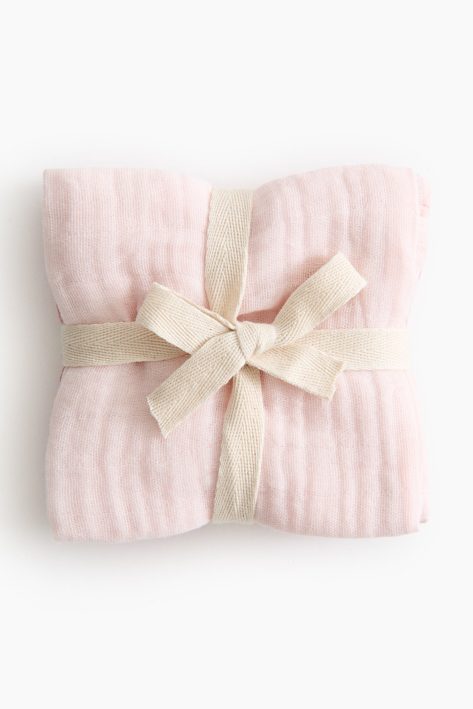3-pack muslin cloths - Powder pink/Old rose/Light blue/Dusty blue/Light khaki green/Beige/White - 3