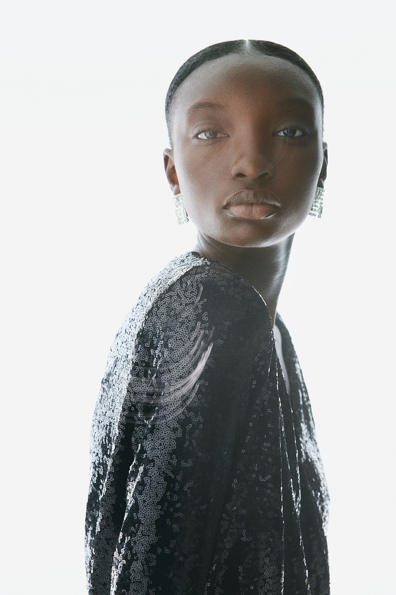 Body con lentejuelas Negro Ladies H&M MX