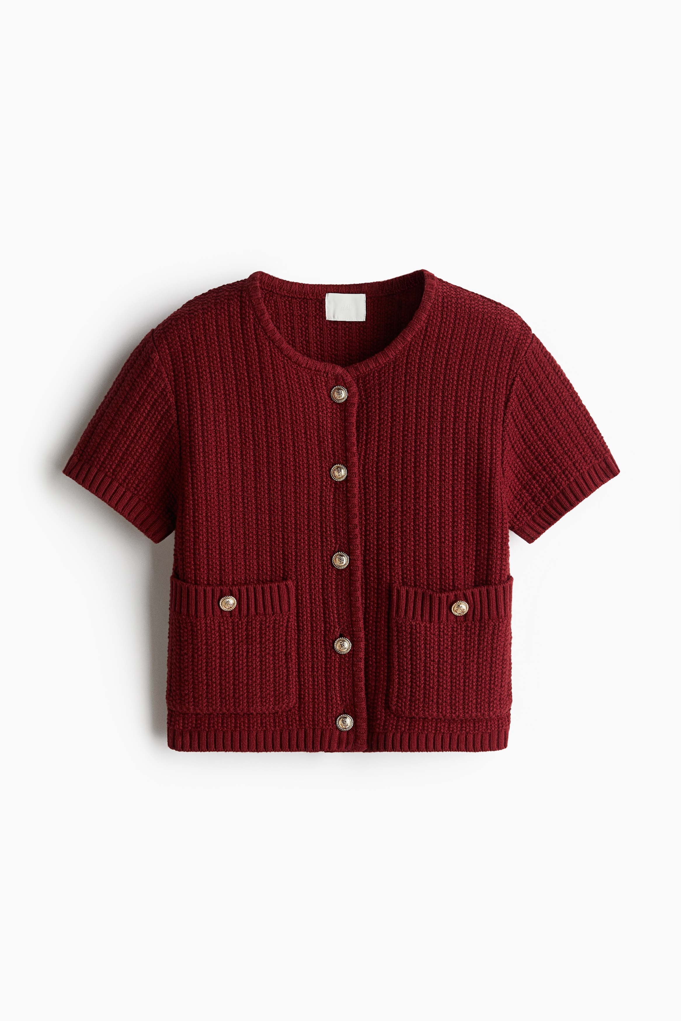 トップス MASU 25ss M.S. CREST CARDIGAN RED MASU(エムエーエスユー)のM.S. CREST CARDIGAN REDの通販｜PALETTE art