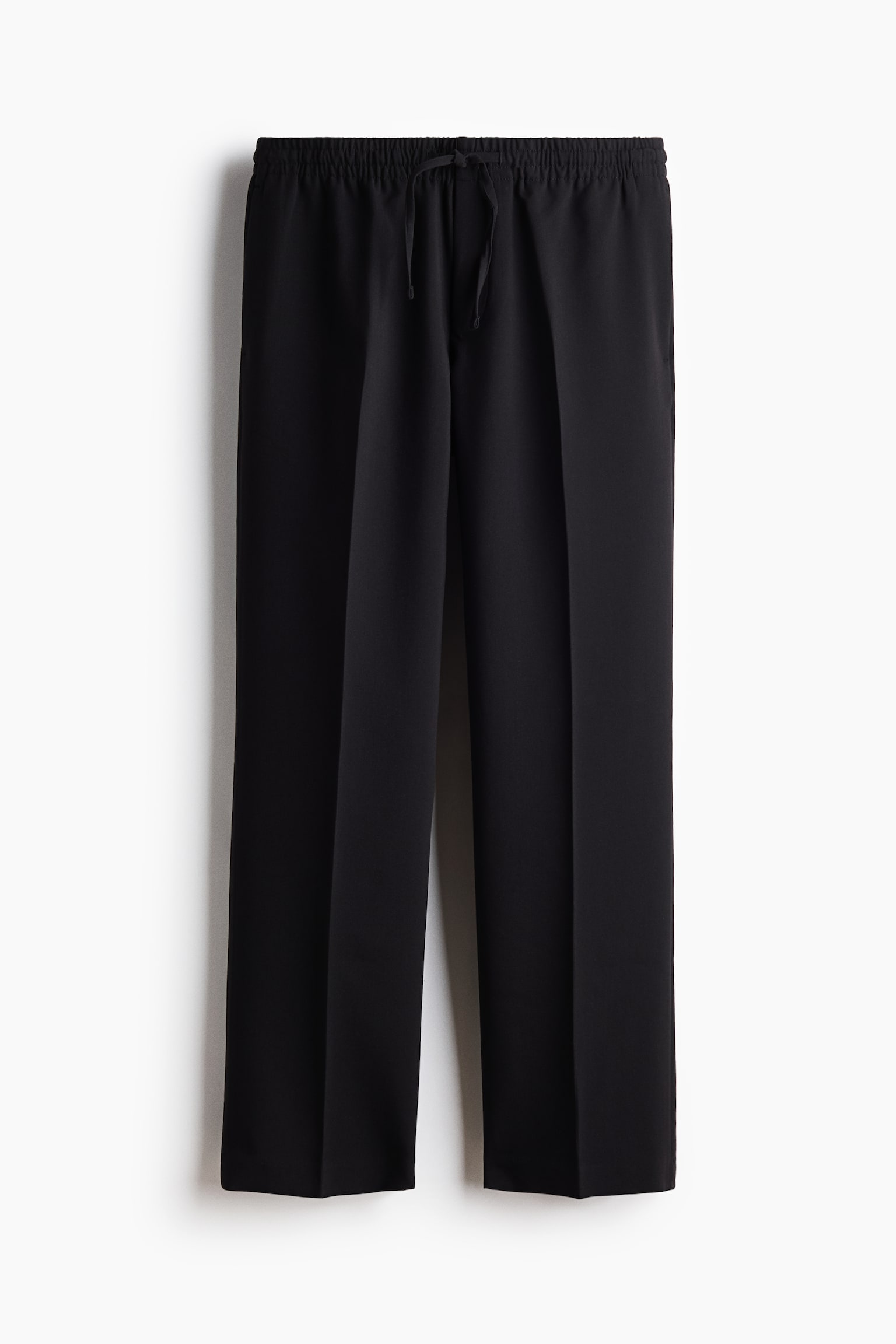 Geklede joggers Relaxed Fit - Zwart/Lichtbruin