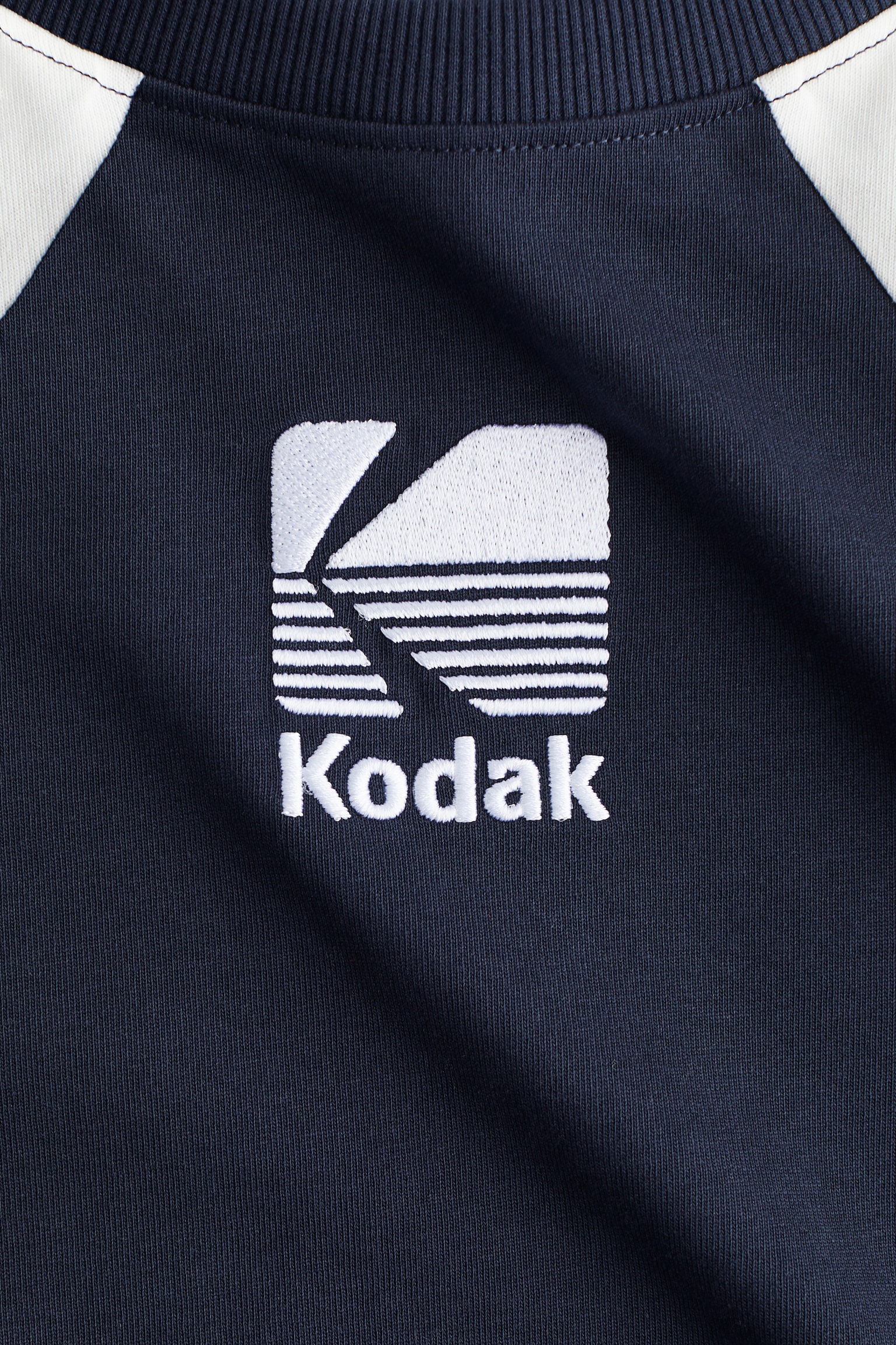 拼色棉質上衣 - 海軍藍/Kodak/酒紅色/Kodak - 7