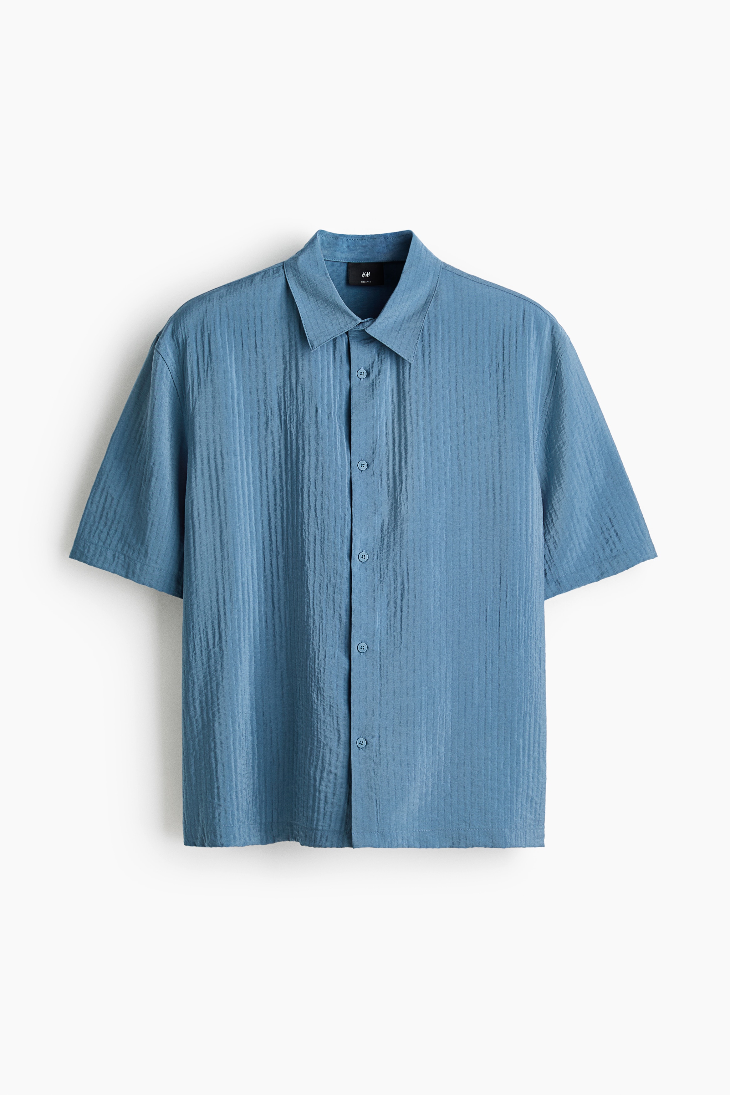 Relaxed Fit Shirt - Dusty blue/Burgundy/Cream/Khaki green