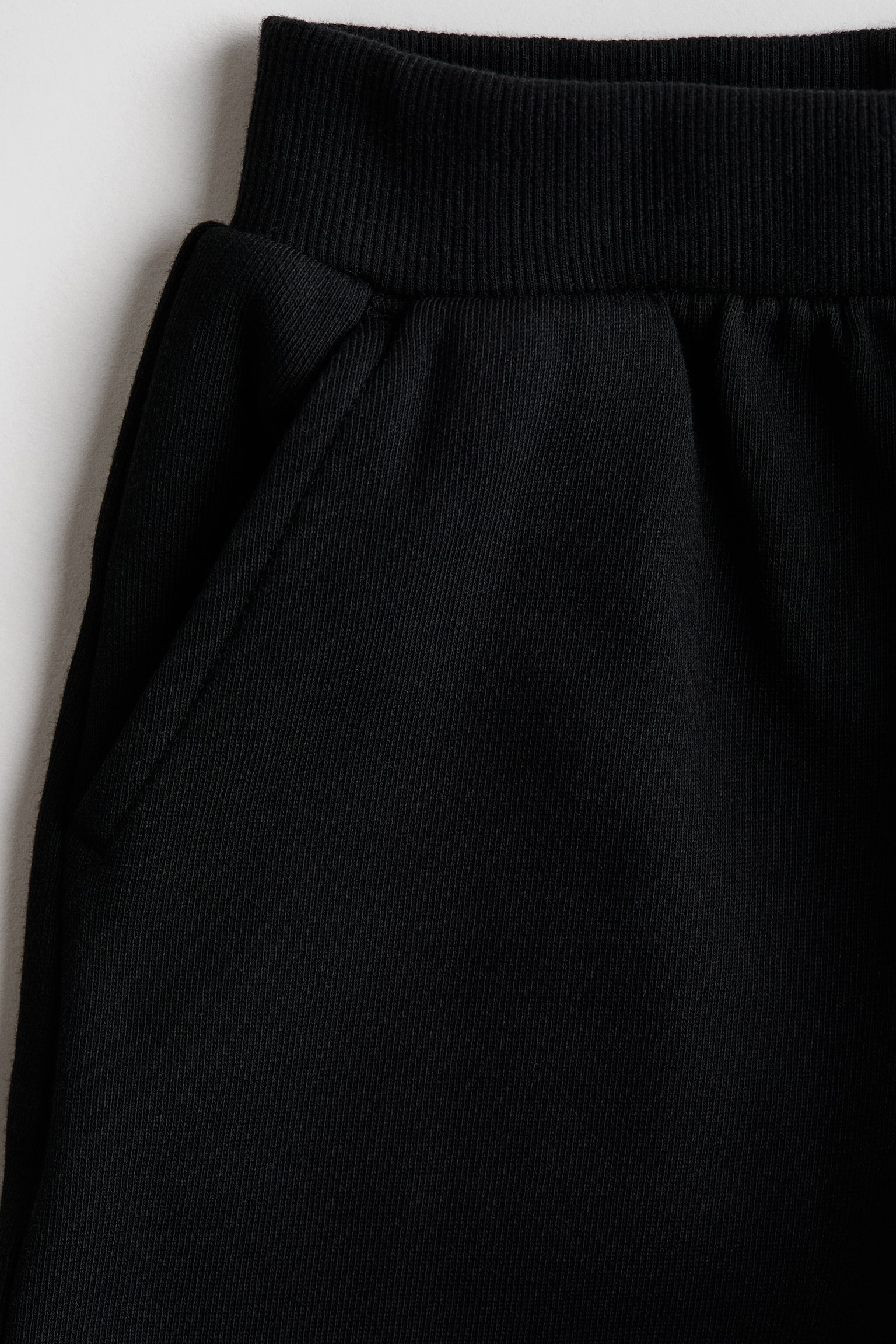 バレルレッグ スウェットジョガーパンツ - ブラック/ダークブラウン - 4