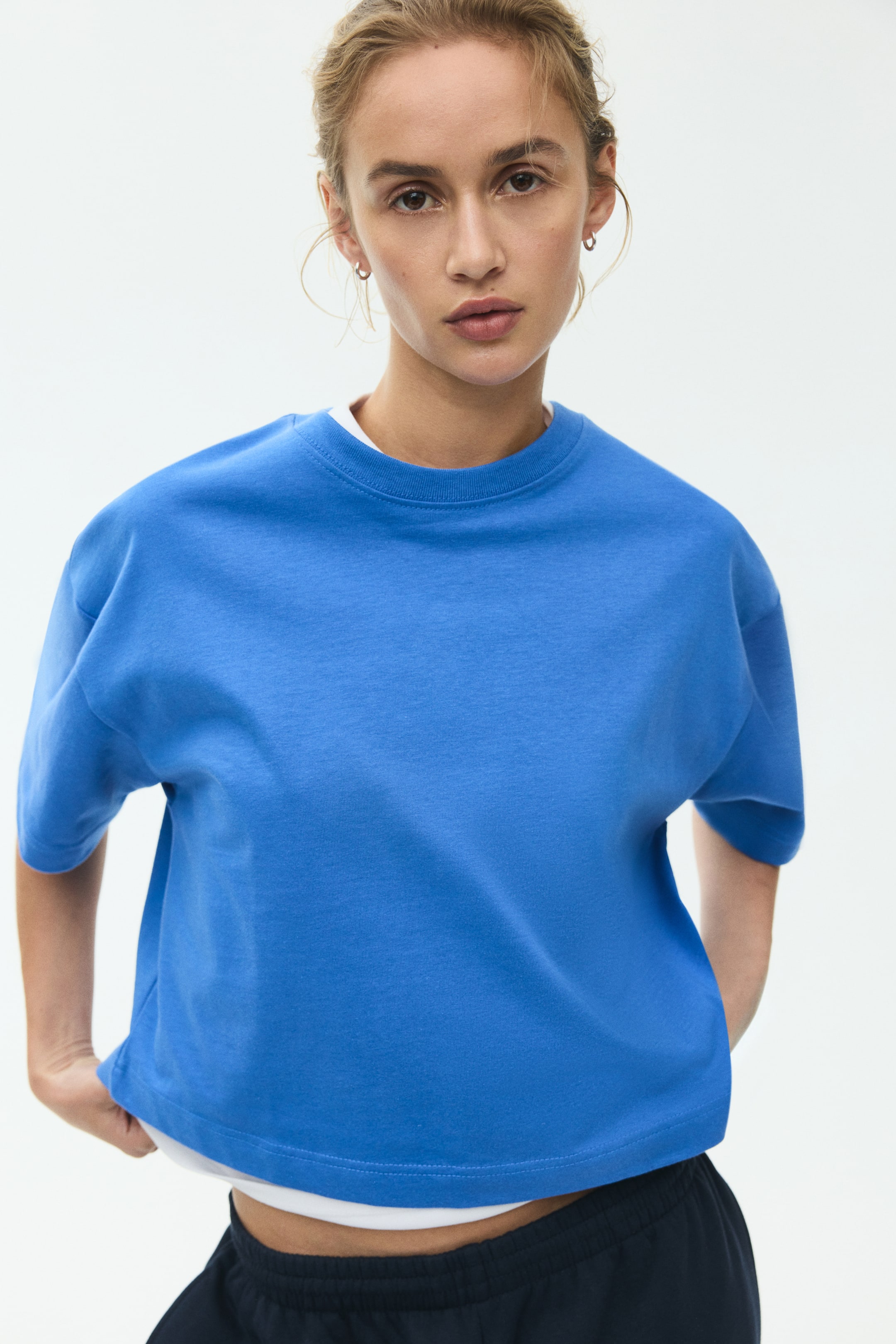 Женские футболки H&M Boxy T-Shirt — фото 3