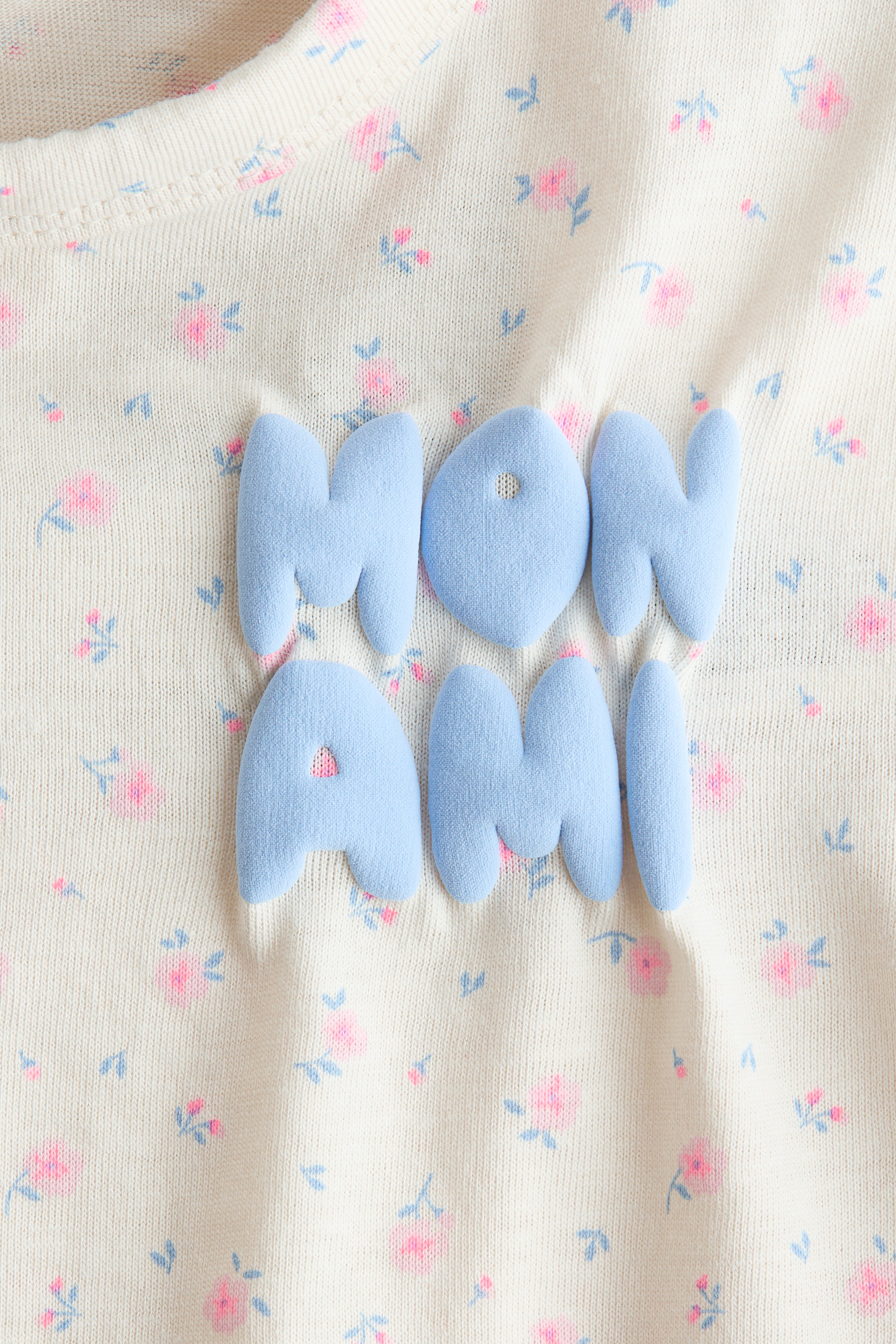 View larger image: Motif-detail T-shirt - Light beige/Bonjour - Kids | H&M IN 3