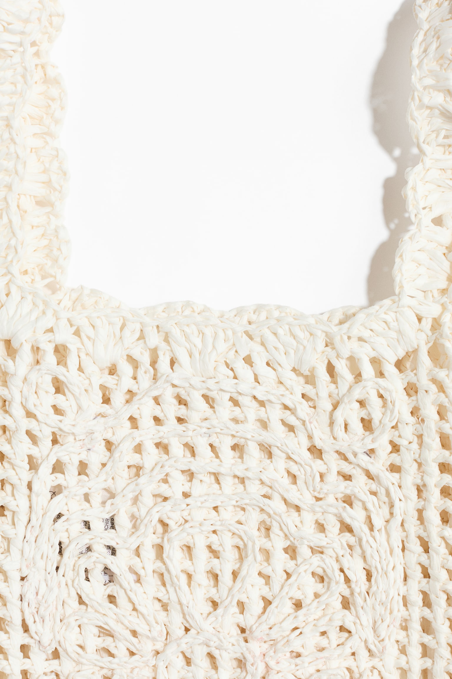 Straw clutch - White - 3