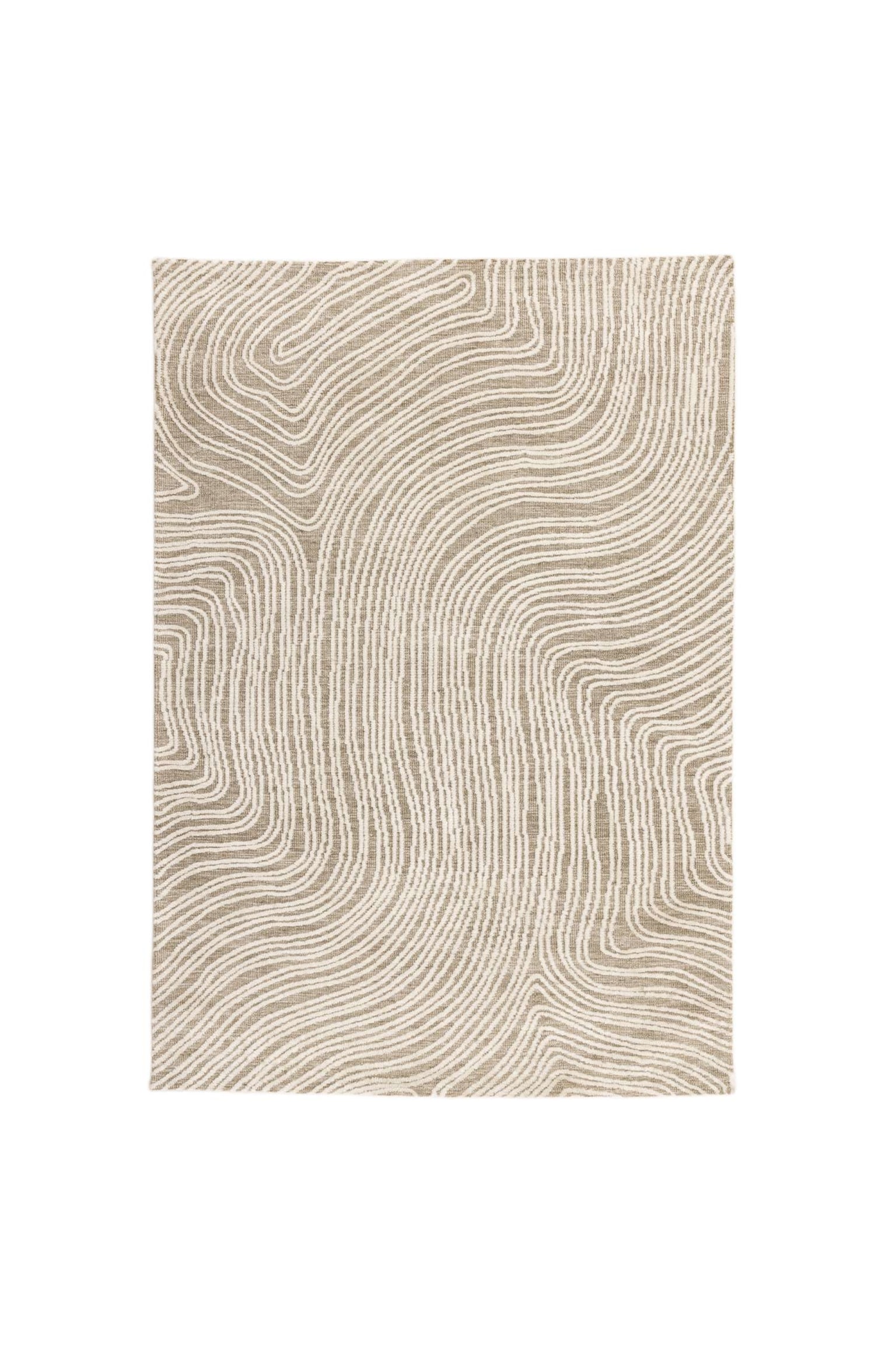 Melle Tapis - Polyester, Beige - 1