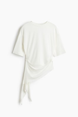 Topp i modal med drapering