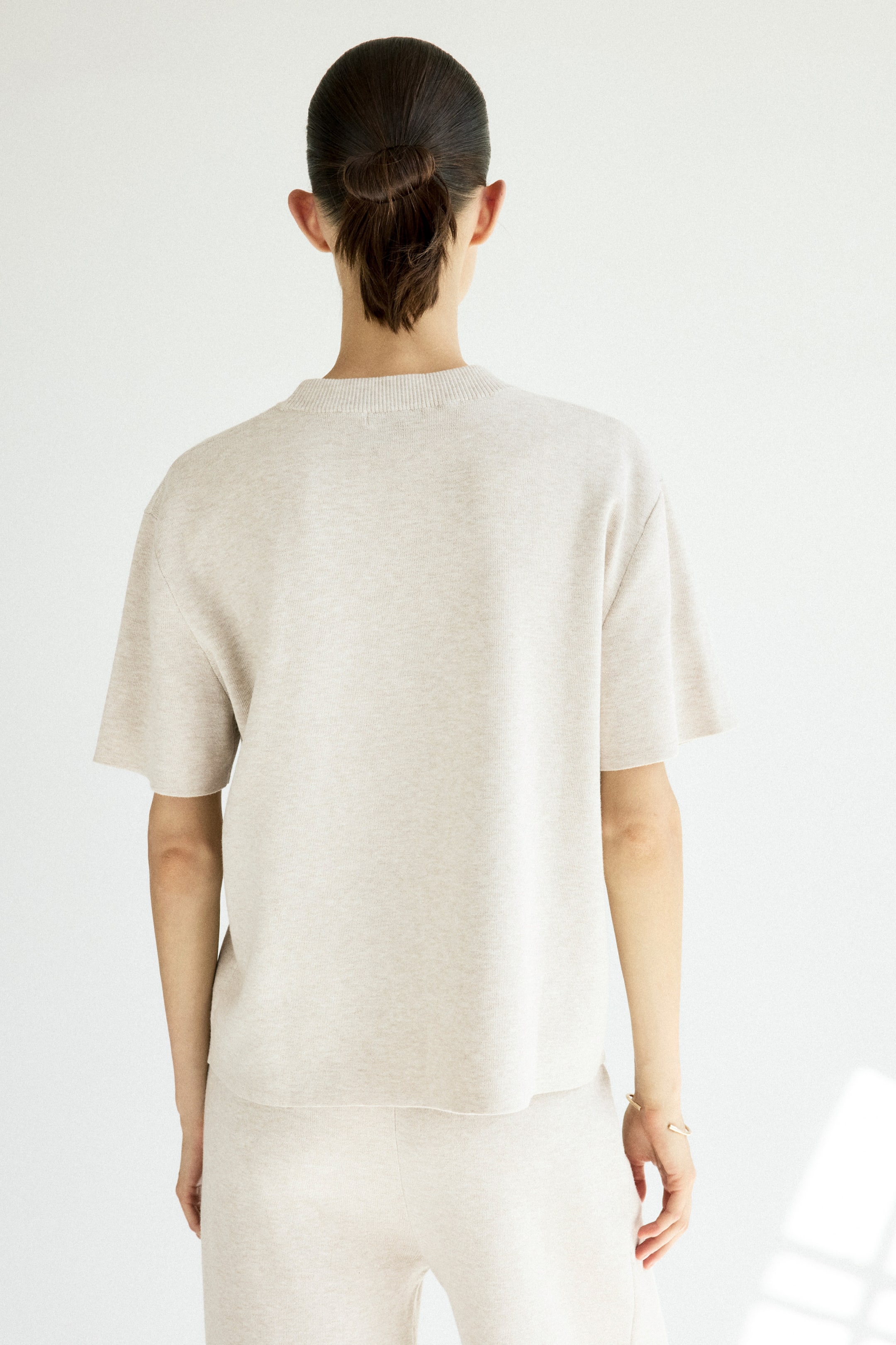 Fine-Knit T-Shirt