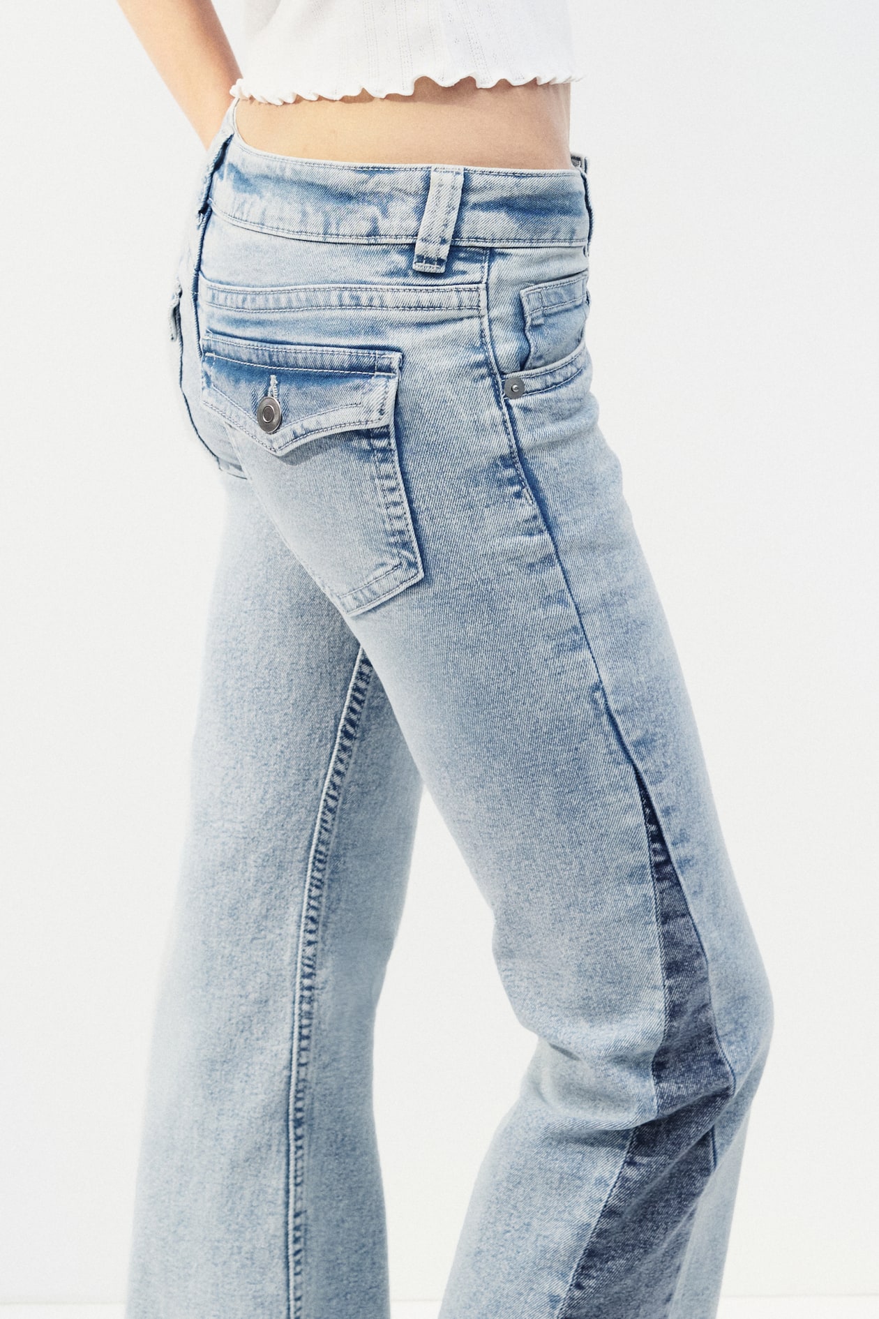 Flared Low Jeans - image 2