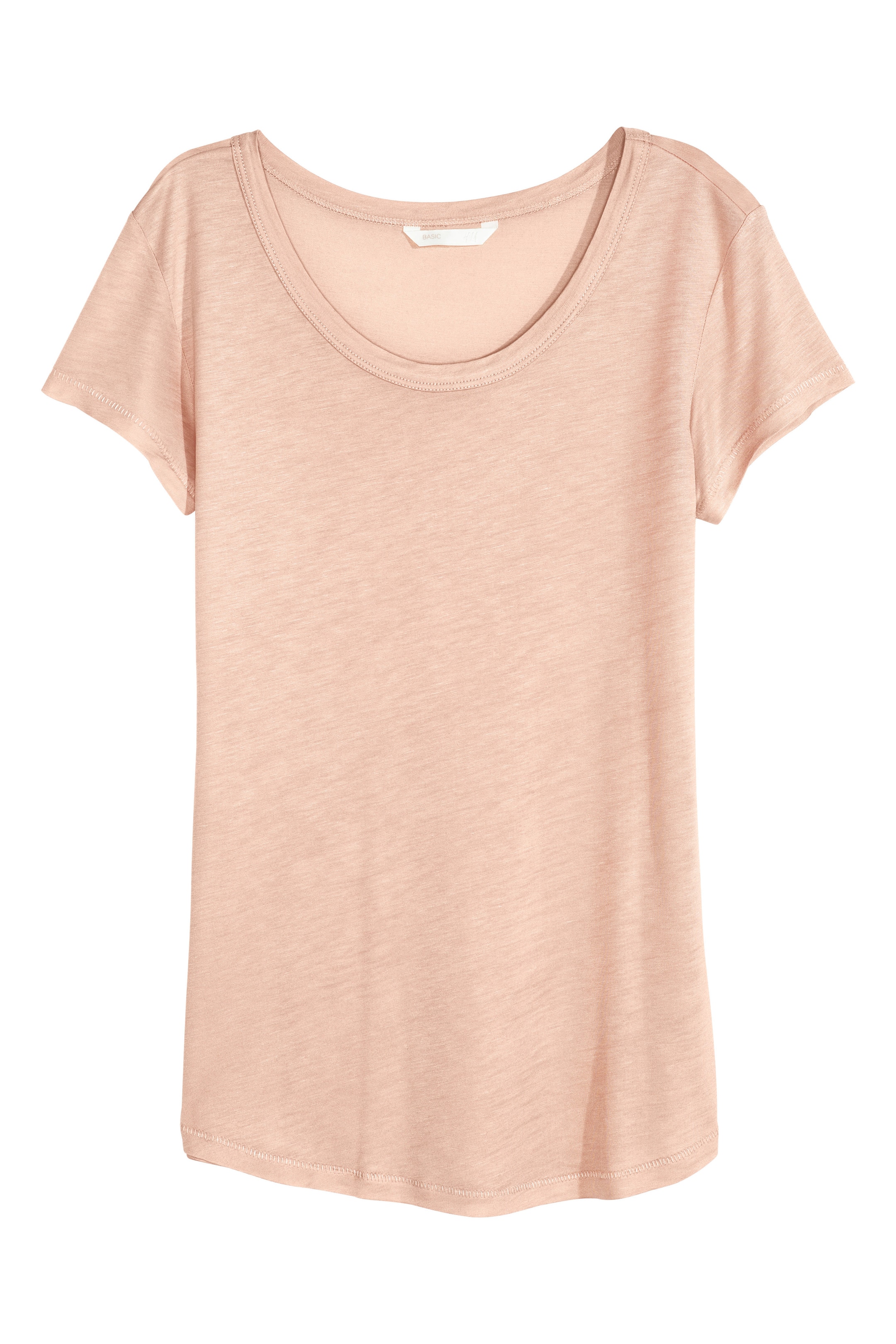 Agrandir l'image: Top en jersey de lyocell - Beige poudré - FEMME | H&M FR 1