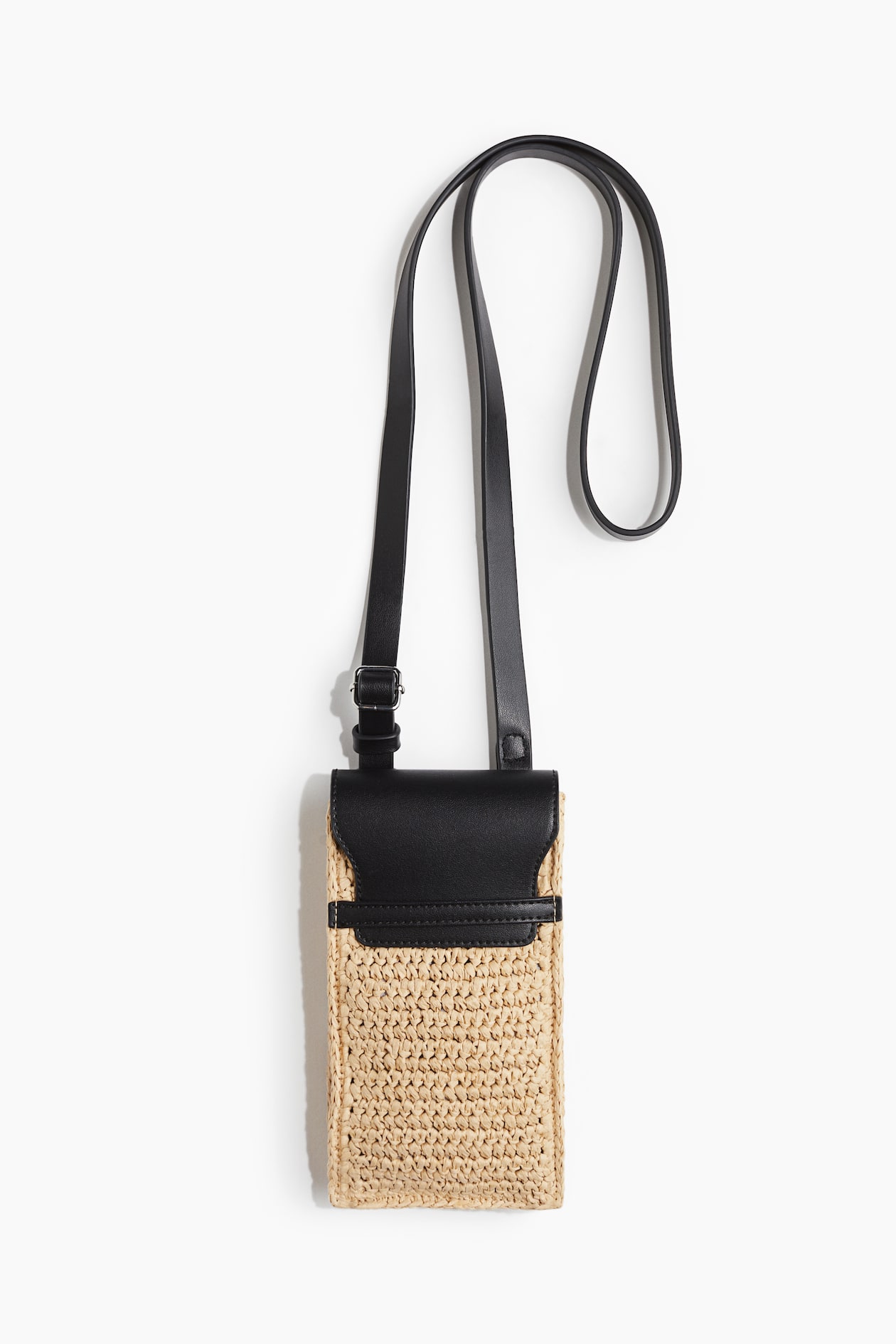 Petit sac en paille Beige/noir HOMME H&M FR