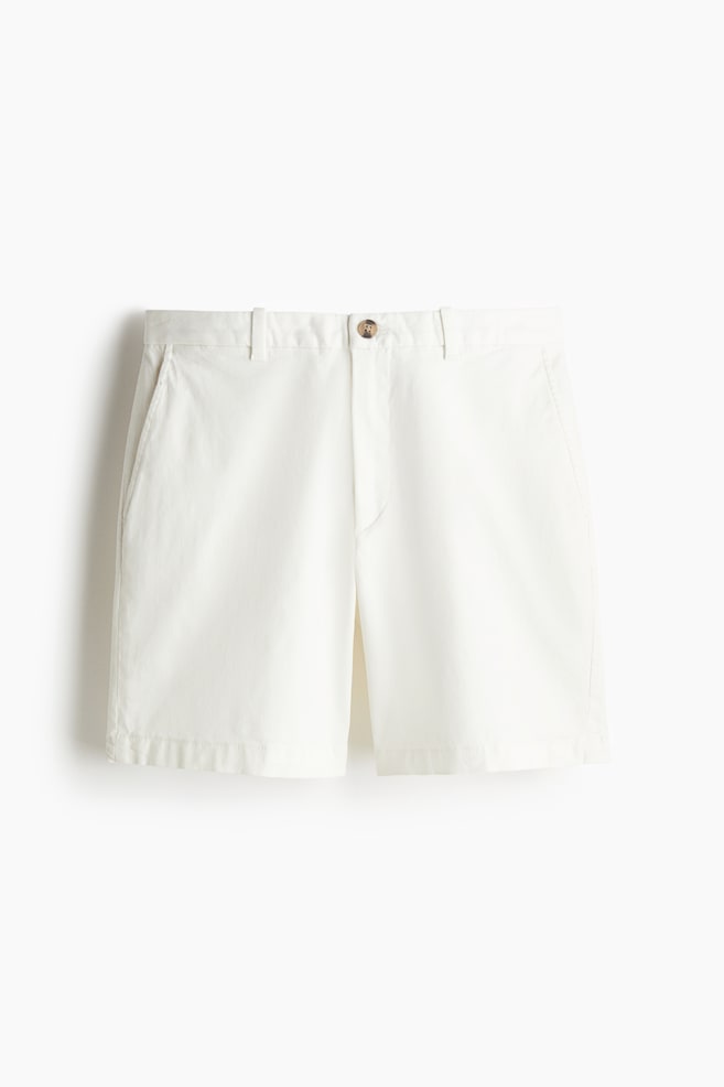 Regular Fit Chino Shorts - White/Khaki green/Navy blue/Black/Light beige - 1