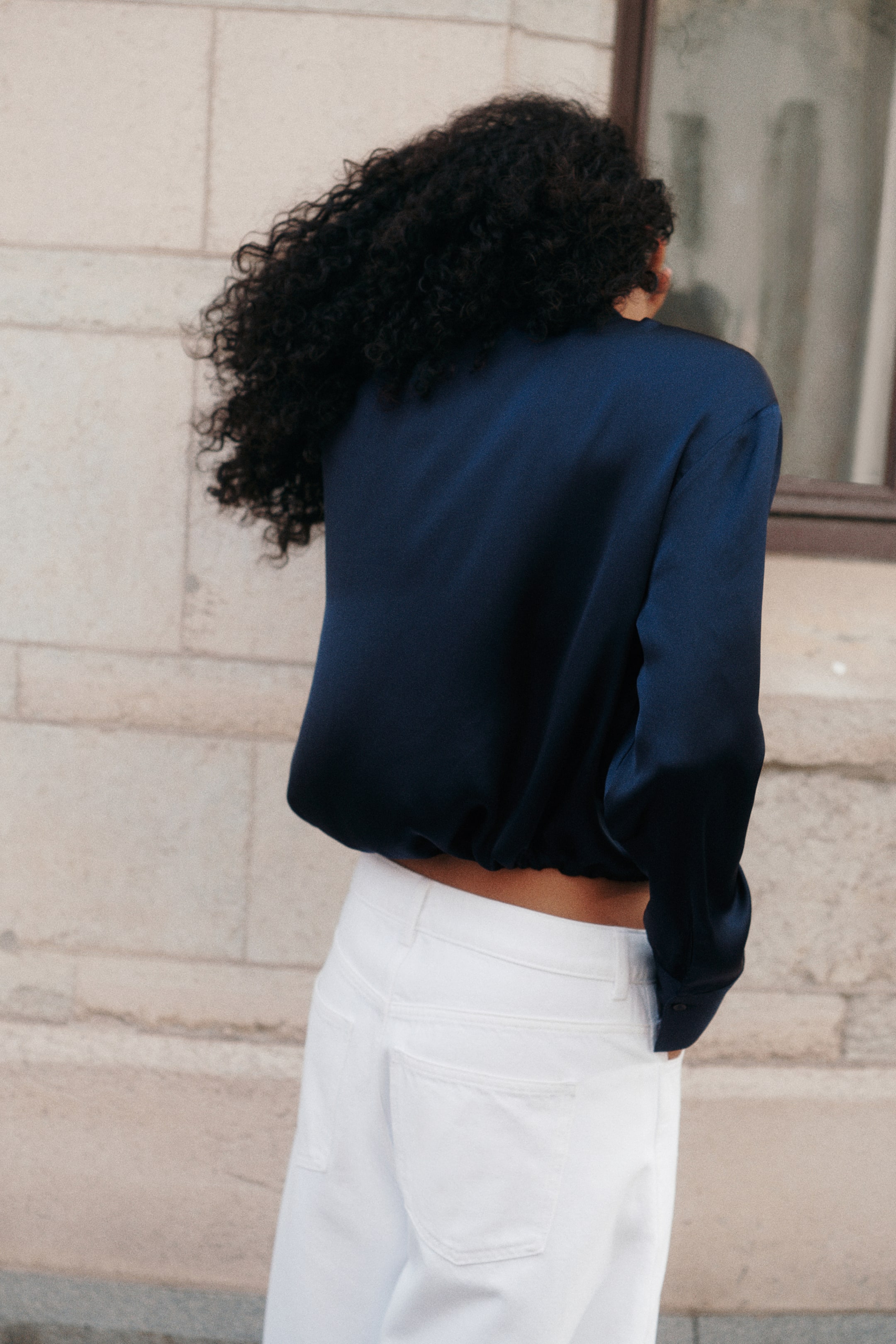Chemise en satin