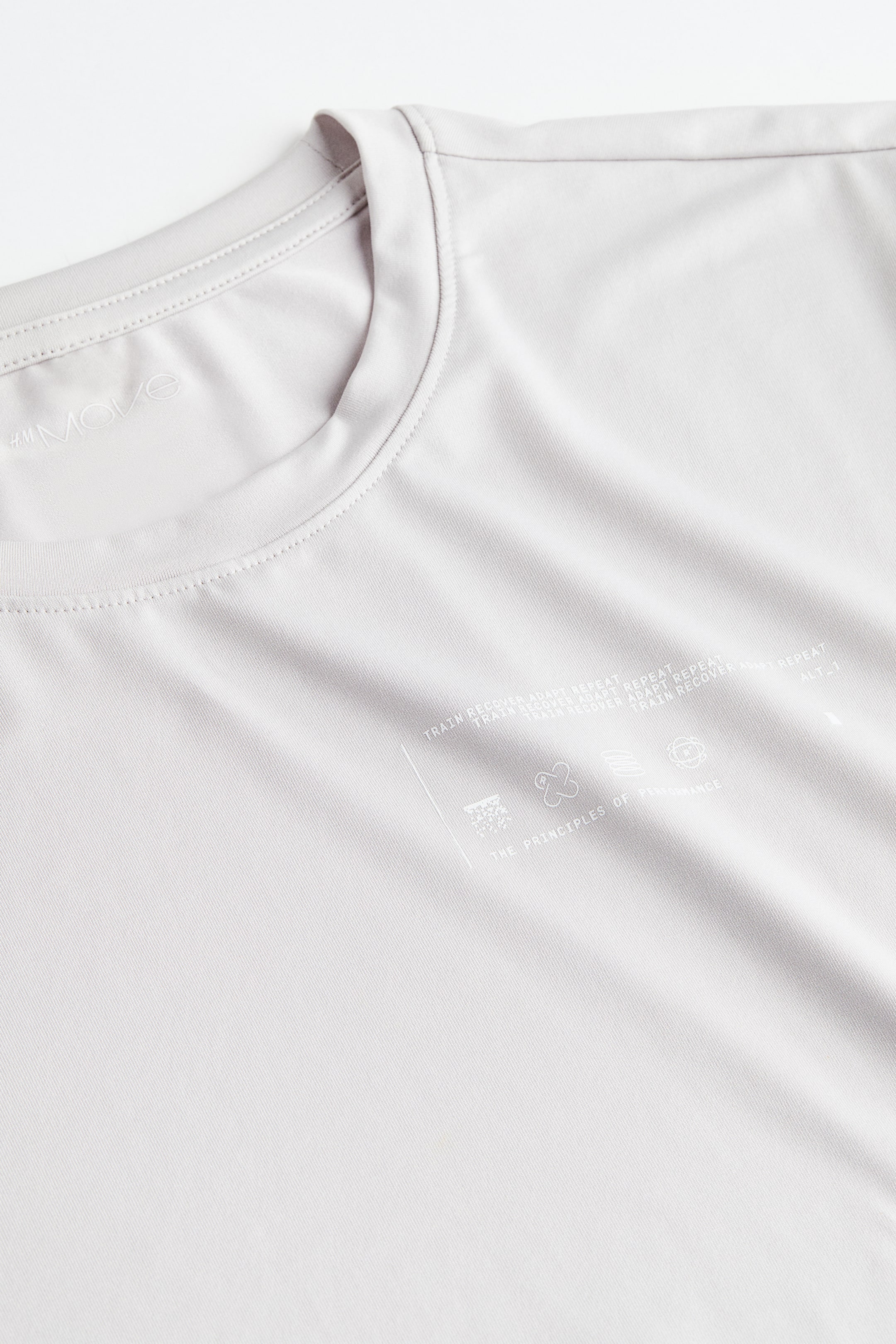 View larger image: DryMove™ Activewear Top - Light grey - Men | H&M AU 2