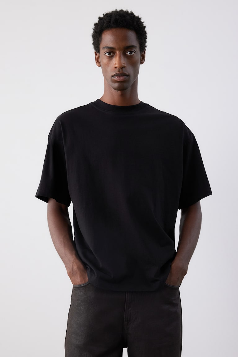 Clothing T Shirt Oversize Noir Homme Oversized Fit T-shirt