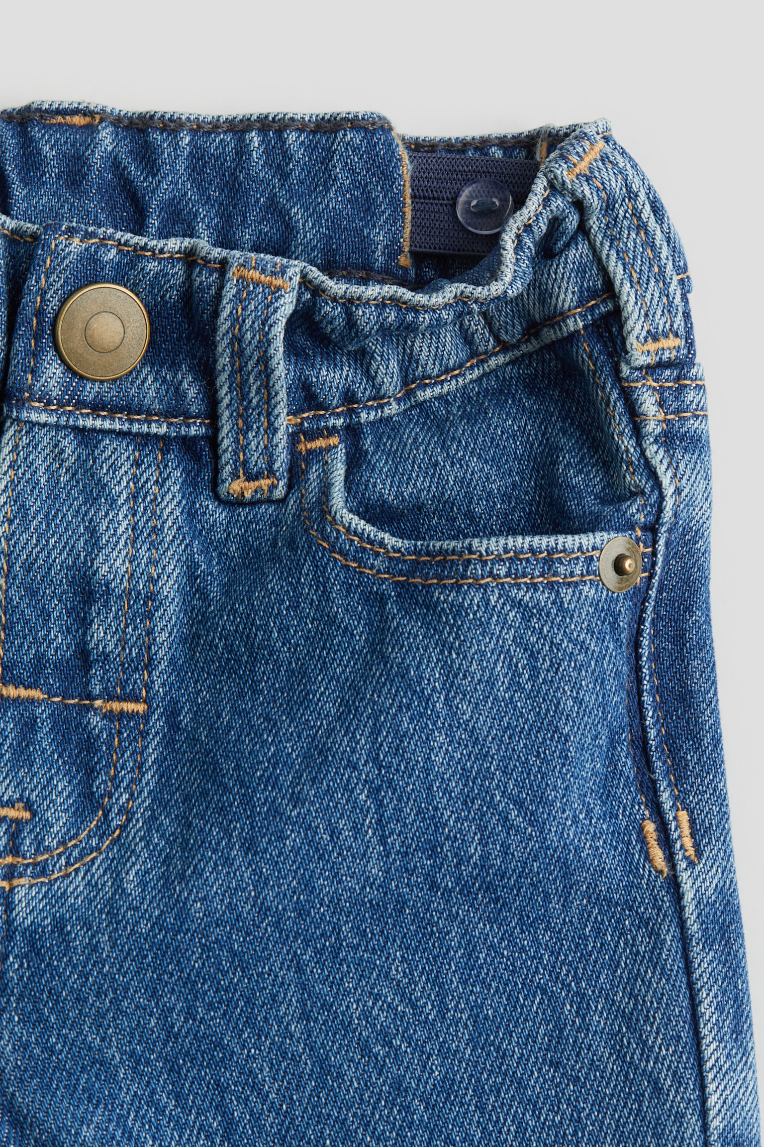 Cotton Blend Jeans - Denim blue/Light denim blue - 3