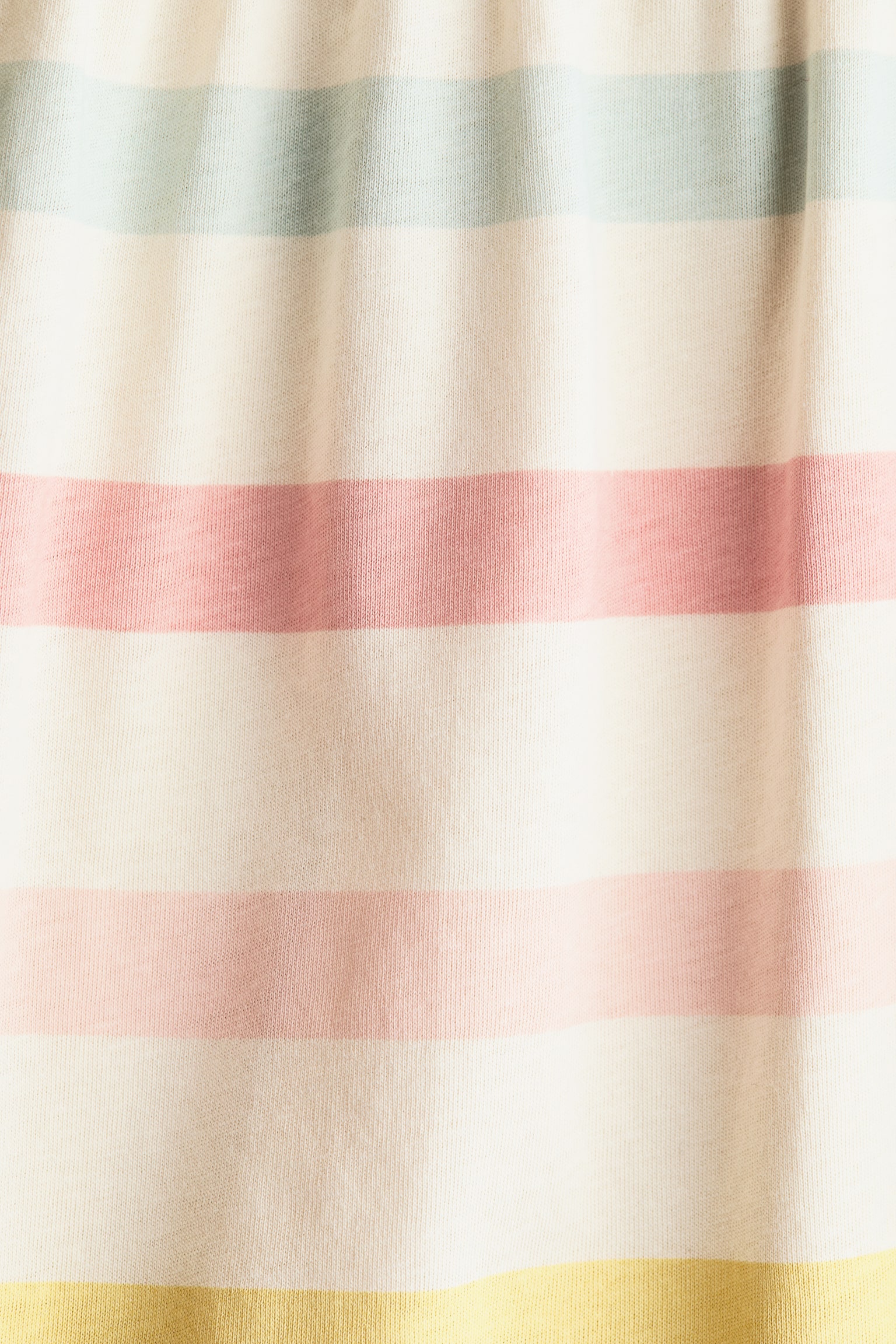 Printed Cotton Dress - Cream/striped/Navy blue/cherries/White/hearts/Light purple/unicorns/Light pink/fruit - 2