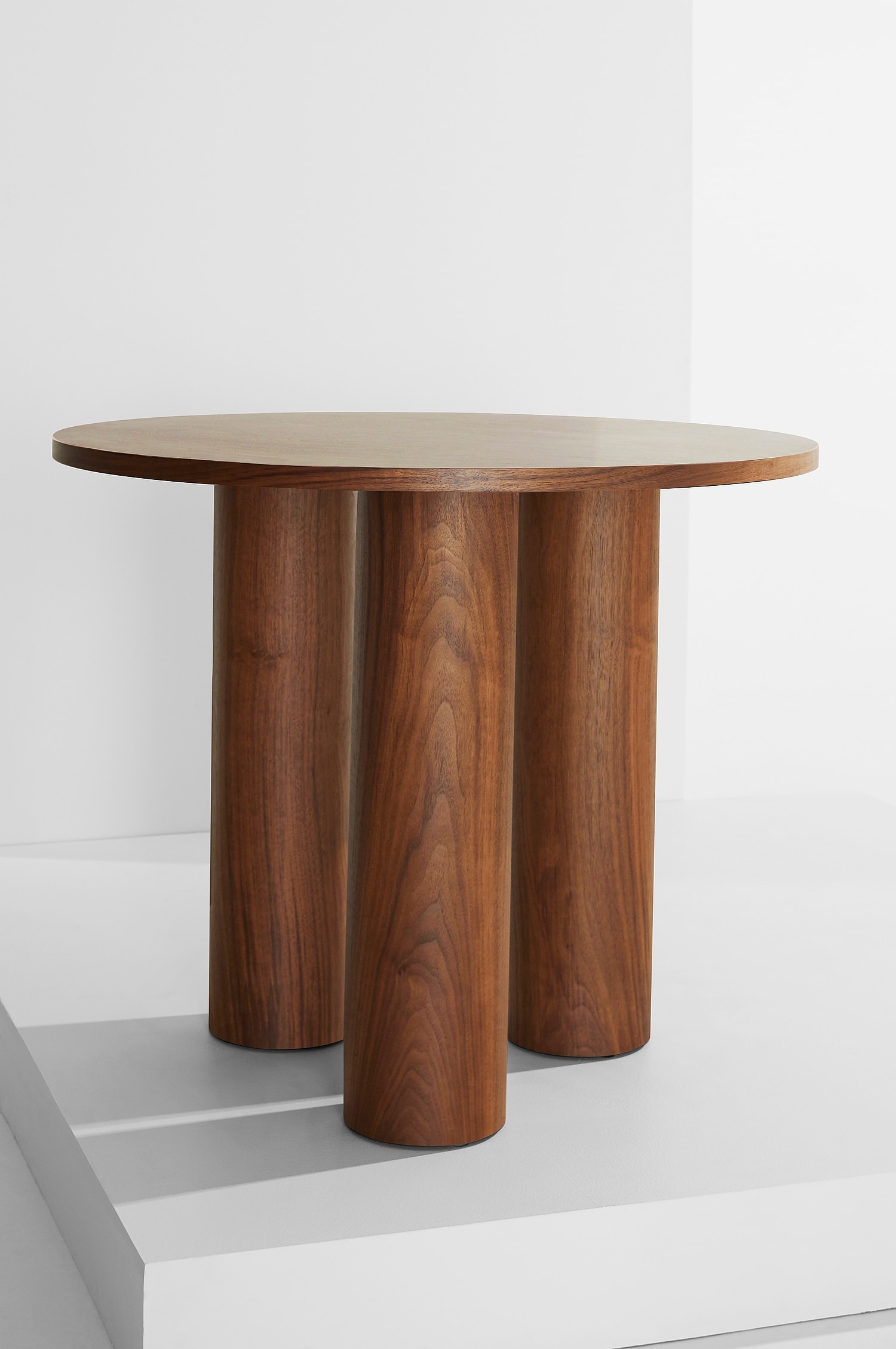 Colette Esstisch - Walnuss/Mattschwarz